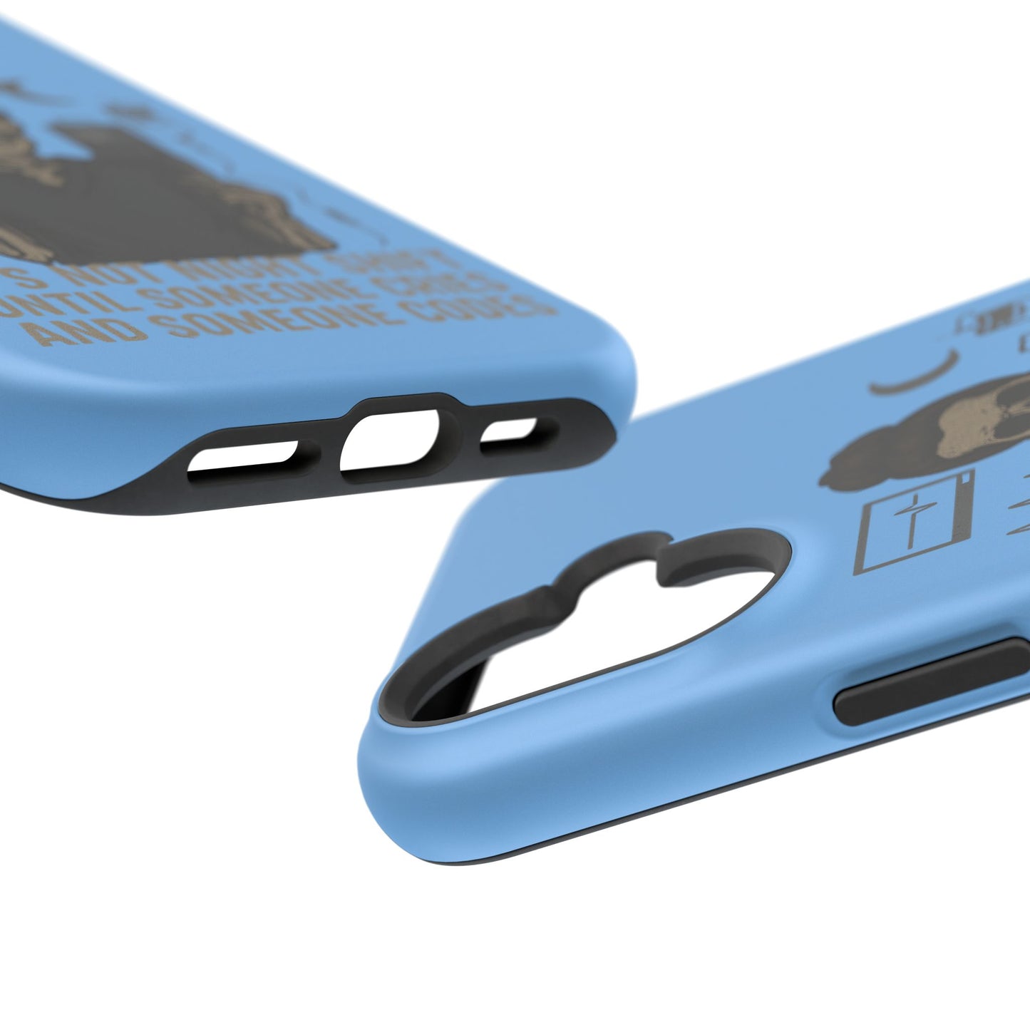 “It’s Not Night Shift Until Someone Cries and Someone Codes” – Nurse Chaos Phone Case