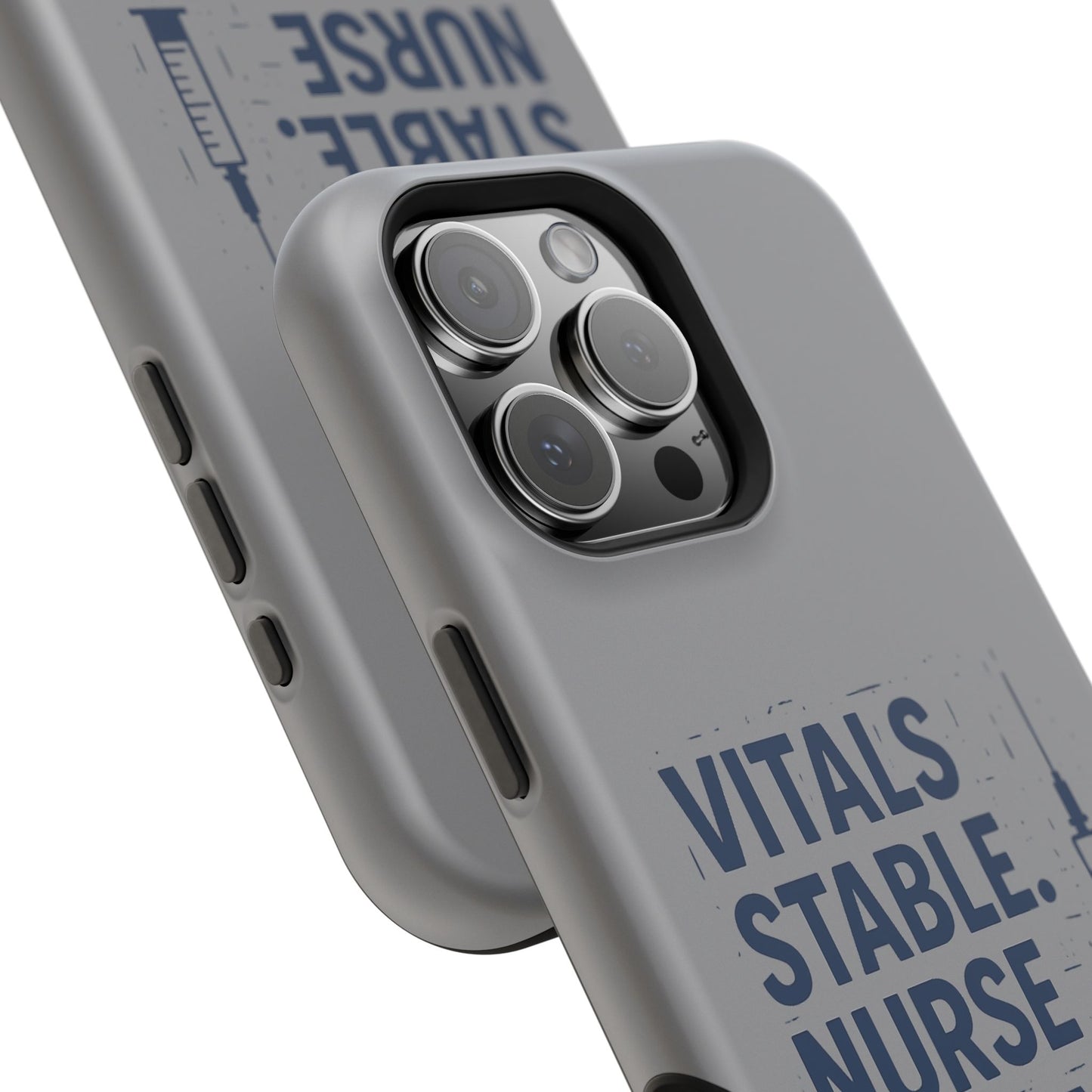 “Vitals Stable. Nurse Unstable.” – Sarcastic Nurse Phone Case
