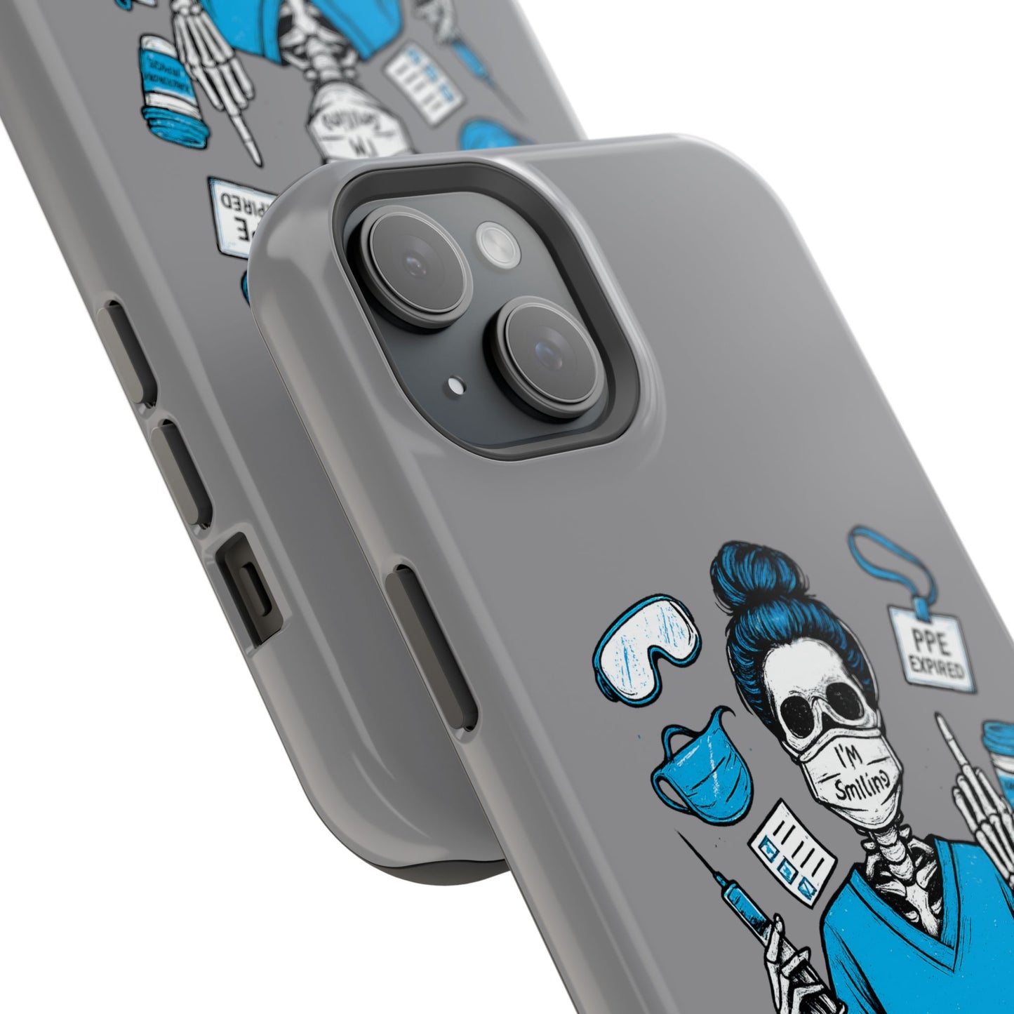 “This Face? It’s 100% PPE and 0% Patience.” – Chaos Nurse Phone Case