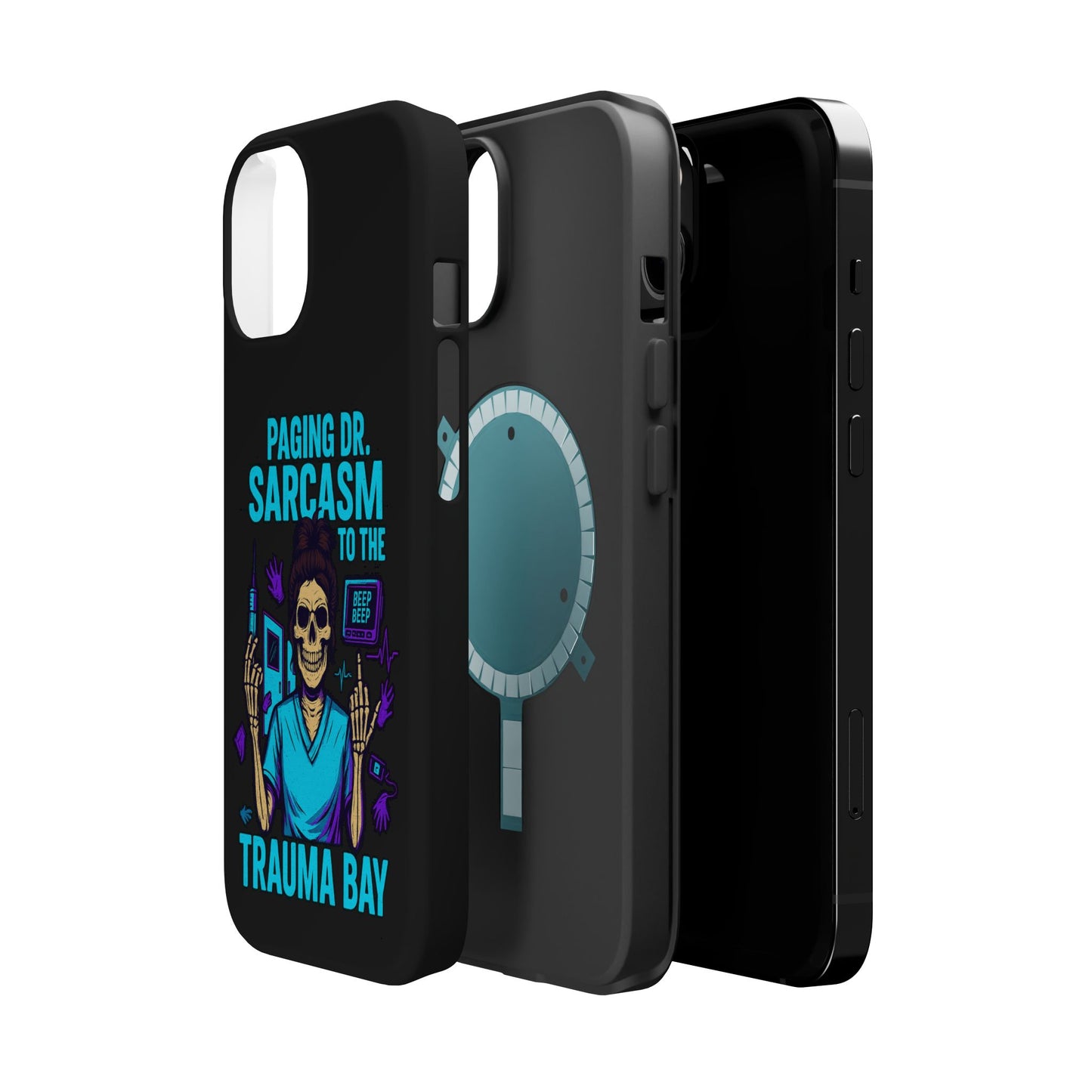 Medical Humor Magnetic Cases - Paging Dr. Sarcasm, Doctor Phone Case, Funny Gift for Nurses, Hospital Staff, Sarcastic Design