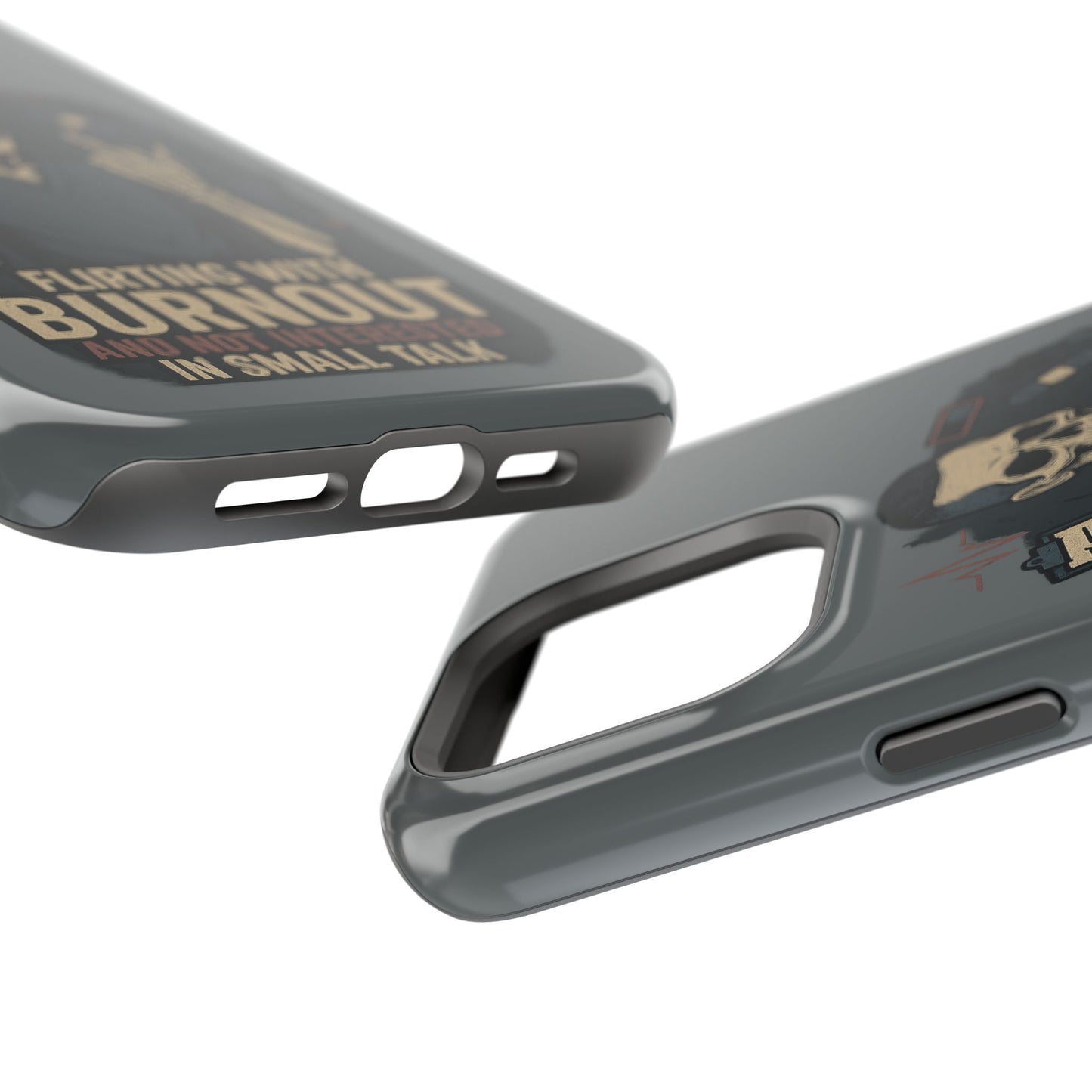 “Flirting With Burnout and Not Interested in Small Talk” – Men’s Nurse Phone Case