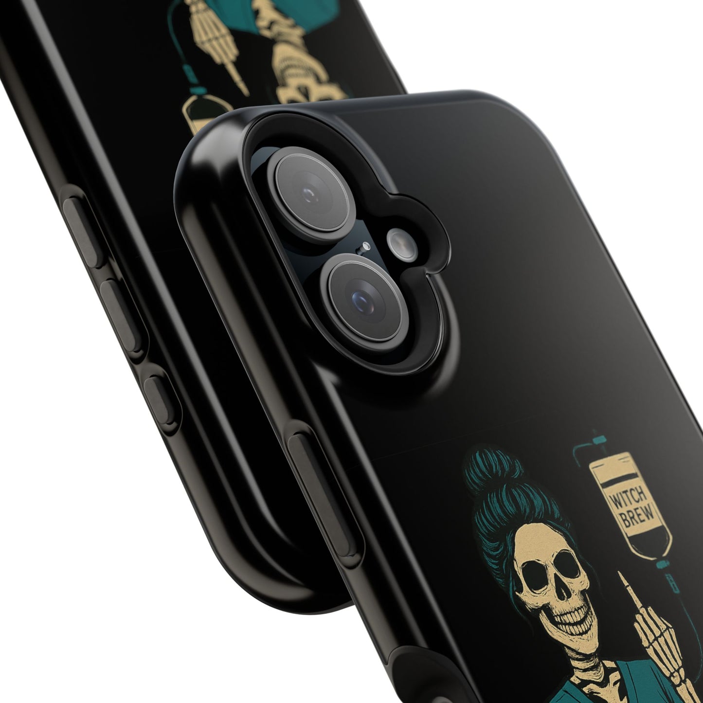 Caffeine Chaos Magnetic Phone Case, Halloween Gift, Witchy Accessories, Phone Cover, Spooky Style