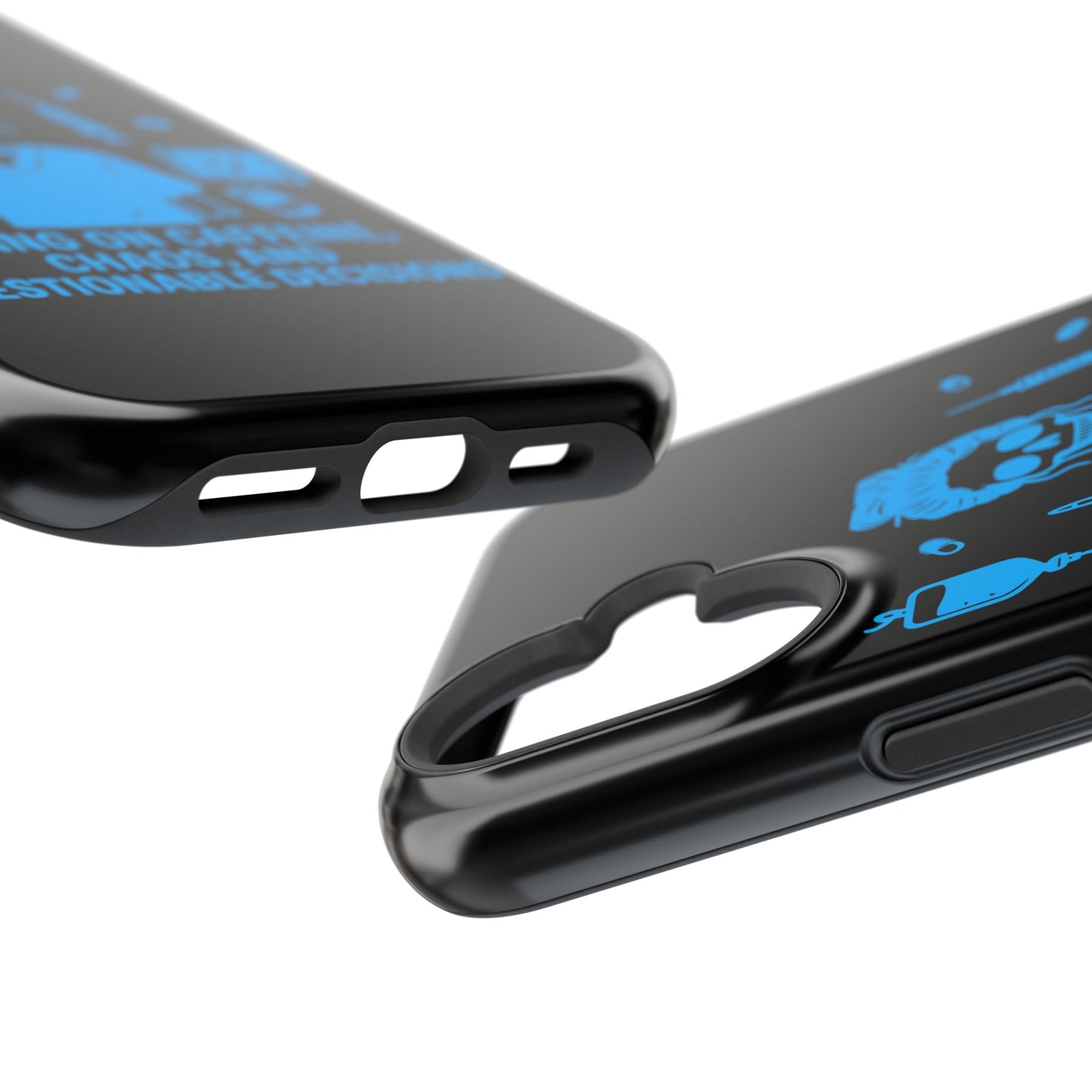 Running on Caffeine, Chaos, and Questionable Decisions” – Nurse Life Phone Case