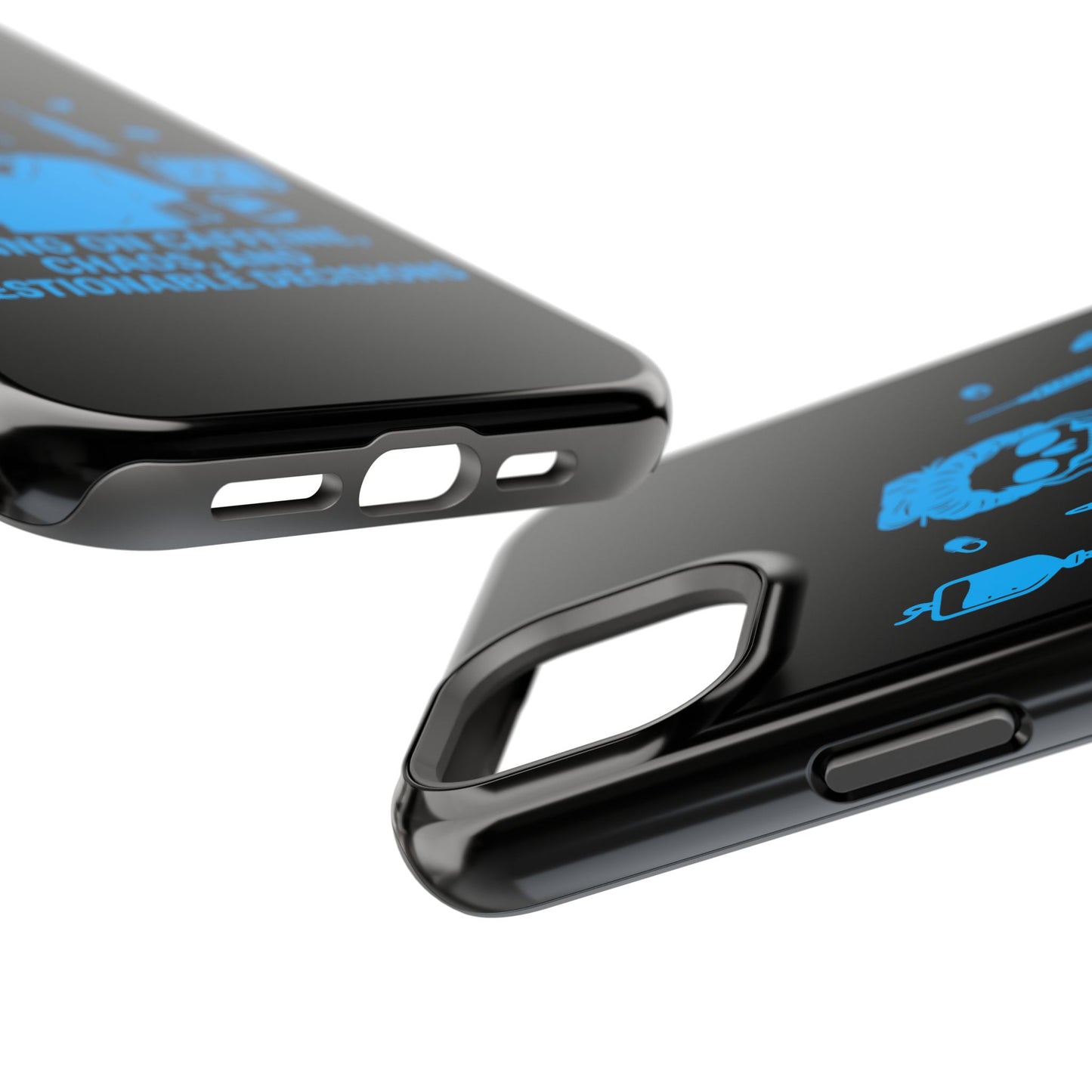 Running on Caffeine, Chaos, and Questionable Decisions” – Nurse Life Phone Case
