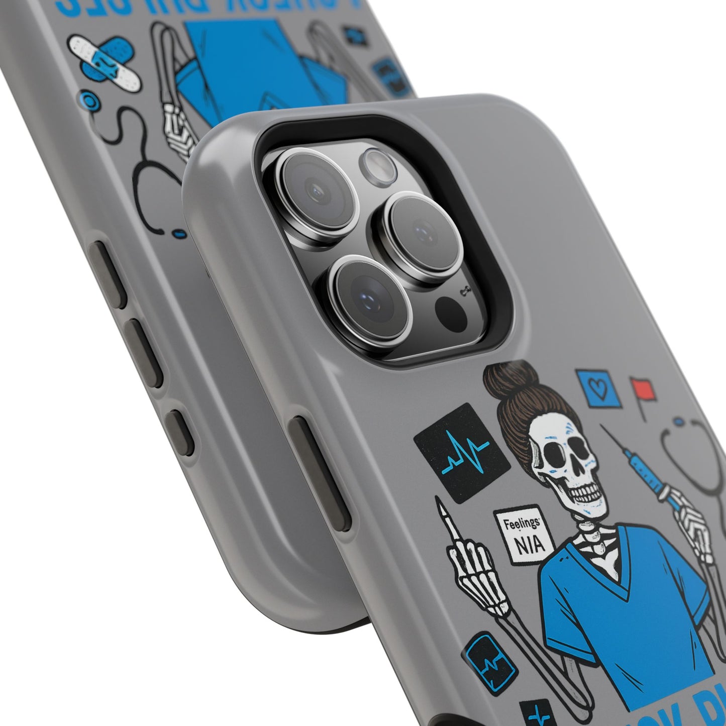 “I Check Pulses, Not Feelings” – Blunt Nurse Phone Case
