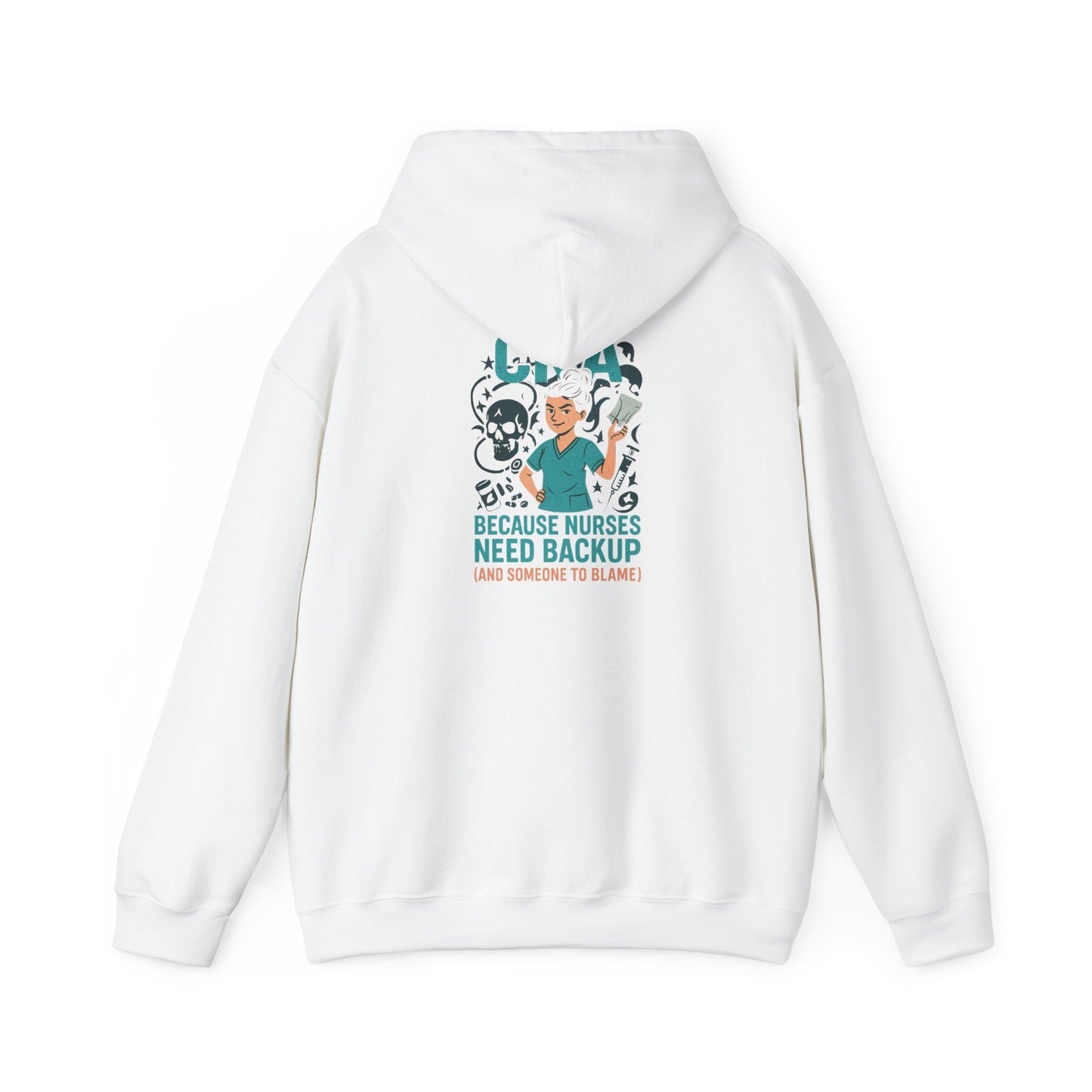 “CNA Because Nurses Need Backup (And Someone to Blame)” – Chaotic CNA Hoodie