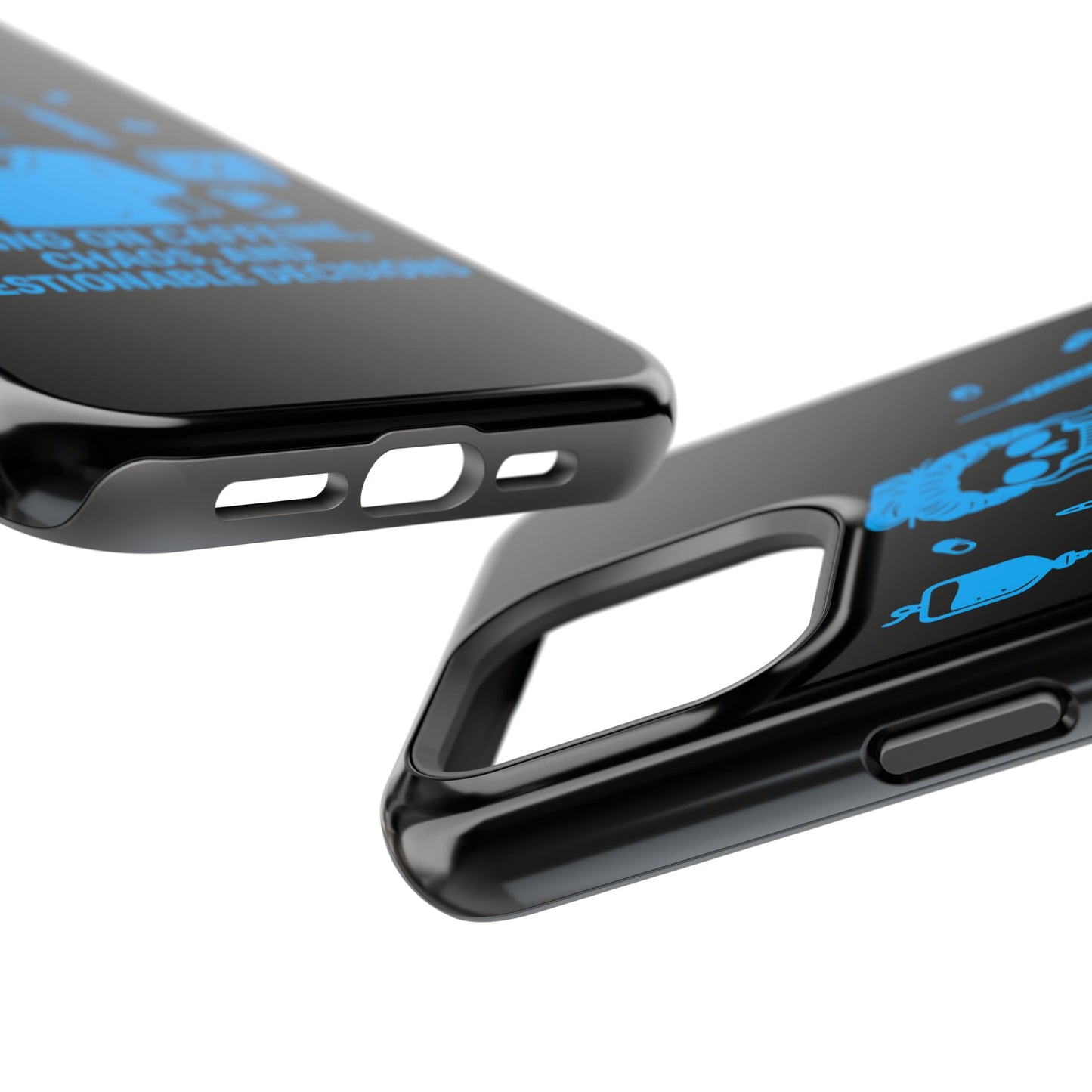 Running on Caffeine, Chaos, and Questionable Decisions” – Nurse Life Phone Case