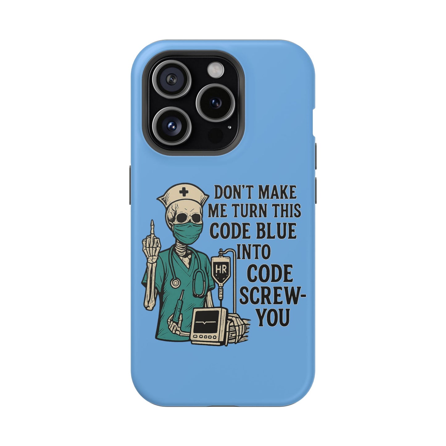 Magnetic Phone Cases with Medical Humor - Unique Gift for Nurses, Medical Professionals, Halloween, Birthday, Nursing School