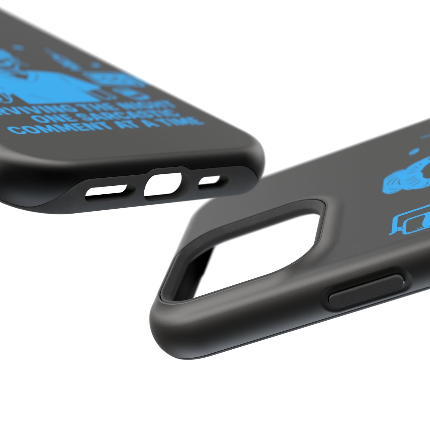 “Surviving the Night One Sarcastic Comment at a Time” – Nurse Life Phone Case