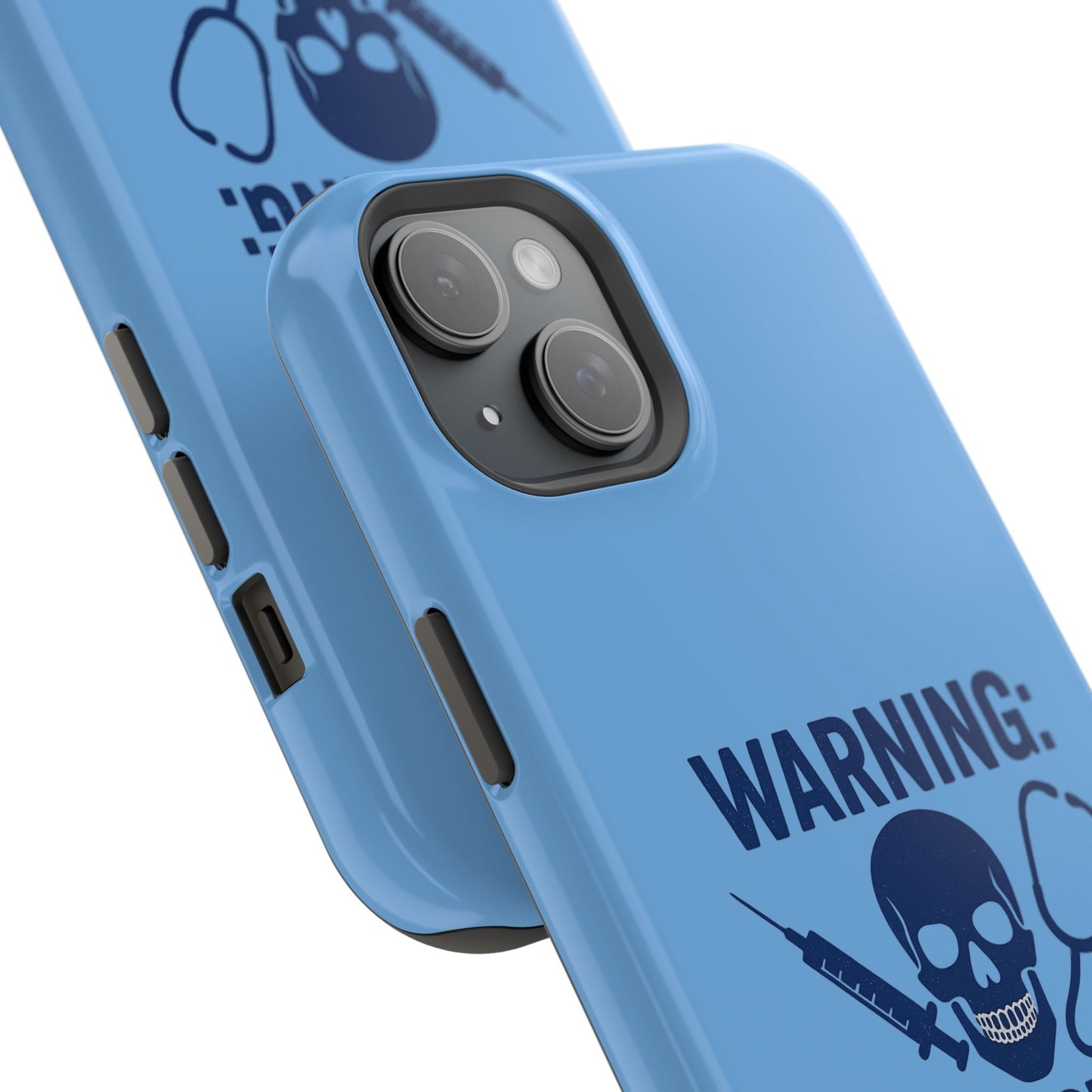 Warning May Stab Repeatedly Phone Case | Quirky Medical Humor, Gift for Healthcare Workers, Fun Phone Accessories, Doctors' Gift, Nurse Gift