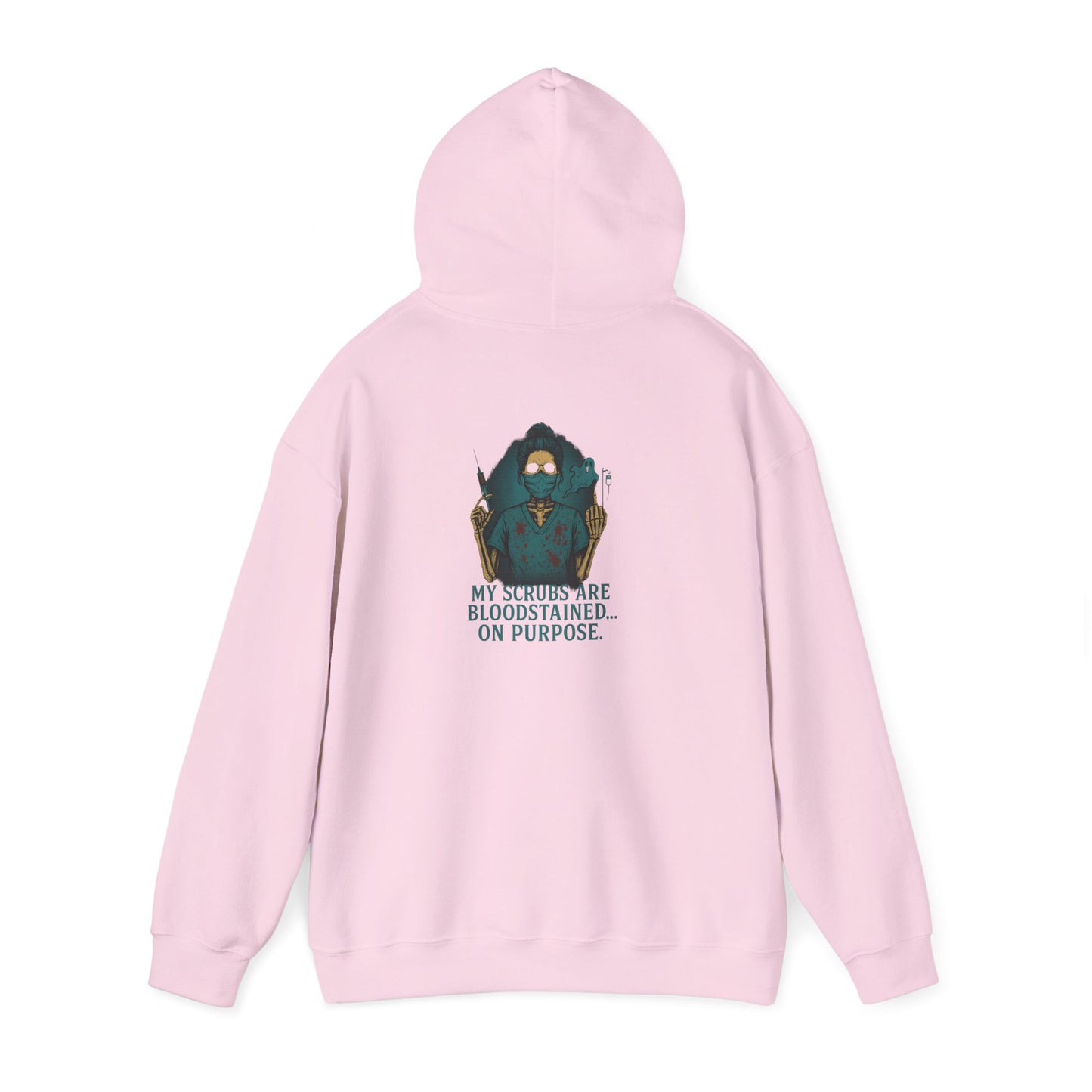 Bloodstained Purpose Hoodie - Unisex Heavy Blend Sweatshirt, Casual Wear, Gift for Him/Her, Halloween Apparel, Cozy Style