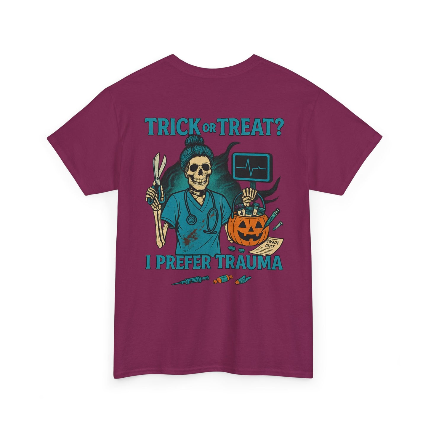 Halloween Vibe T-Shirt, Funny Unisex Tee, Spooky Gift, Trick or Treat Humor, Casual Wear for October Celebrations, Costume Party Essential