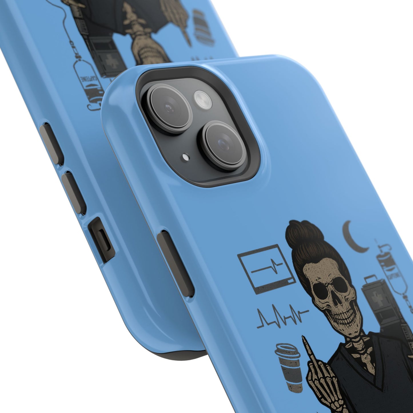 “It’s Not Night Shift Until Someone Cries and Someone Codes” – Nurse Chaos Phone Case