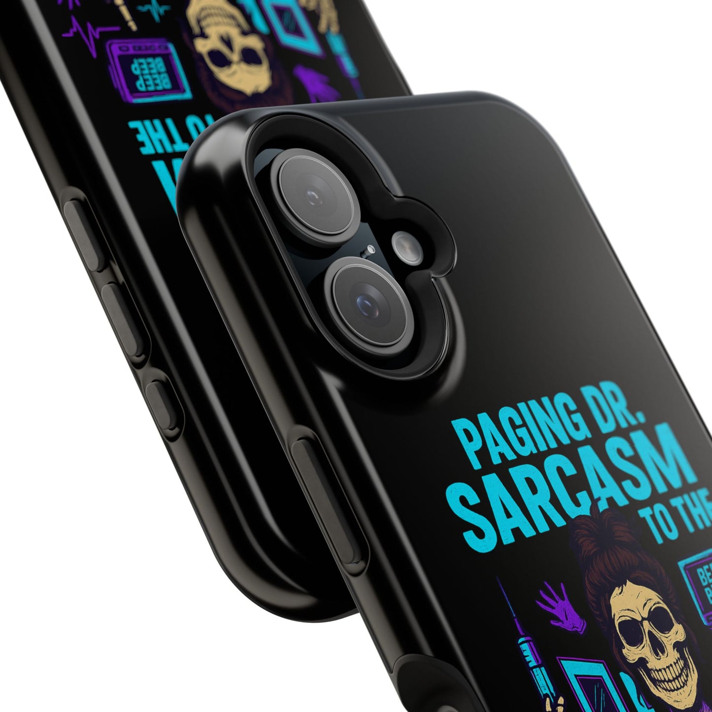 Medical Humor Magnetic Cases - Paging Dr. Sarcasm, Doctor Phone Case, Funny Gift for Nurses, Hospital Staff, Sarcastic Design