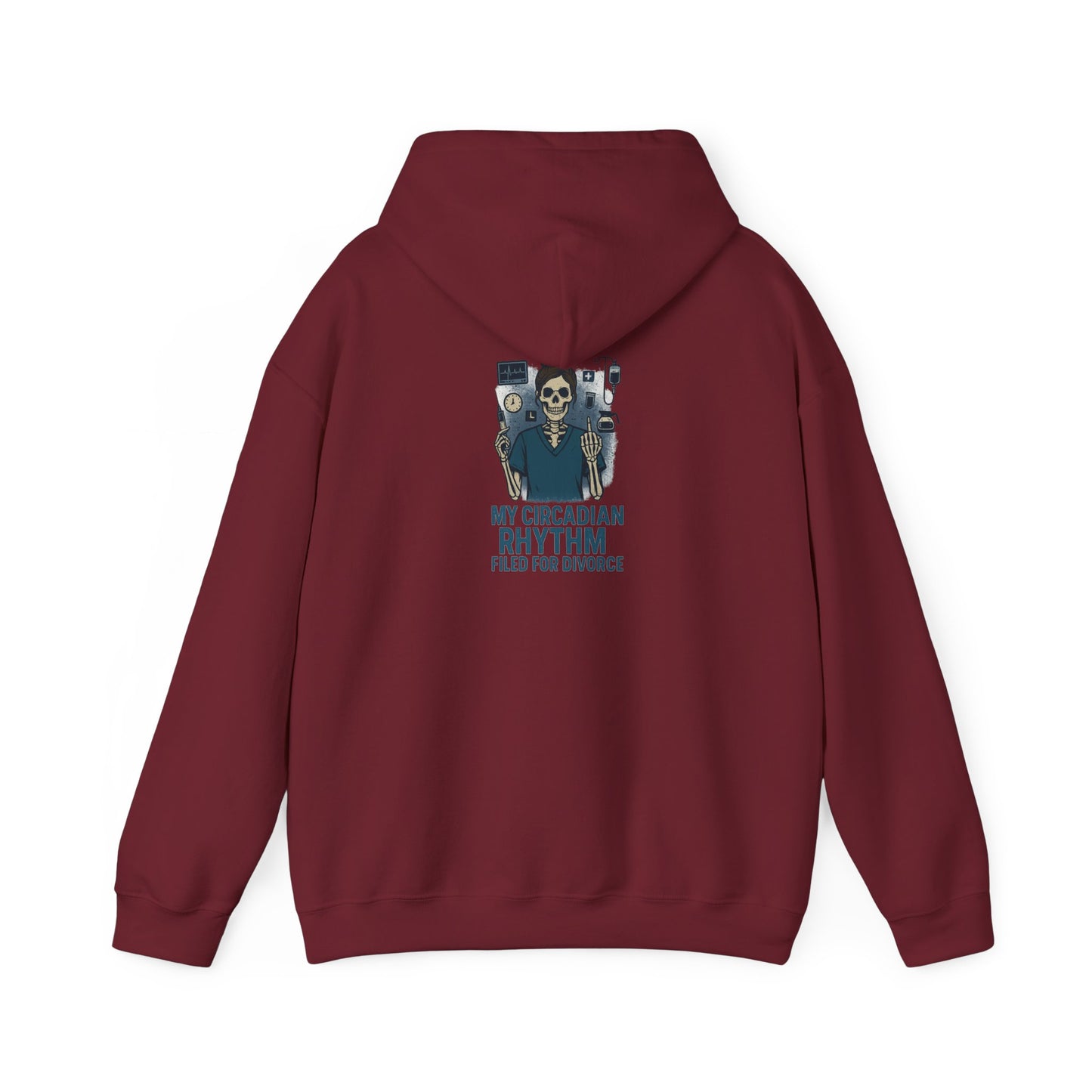 “My Circadian Rhythm Filed for Divorce” – Funny Night Shift Hoodie