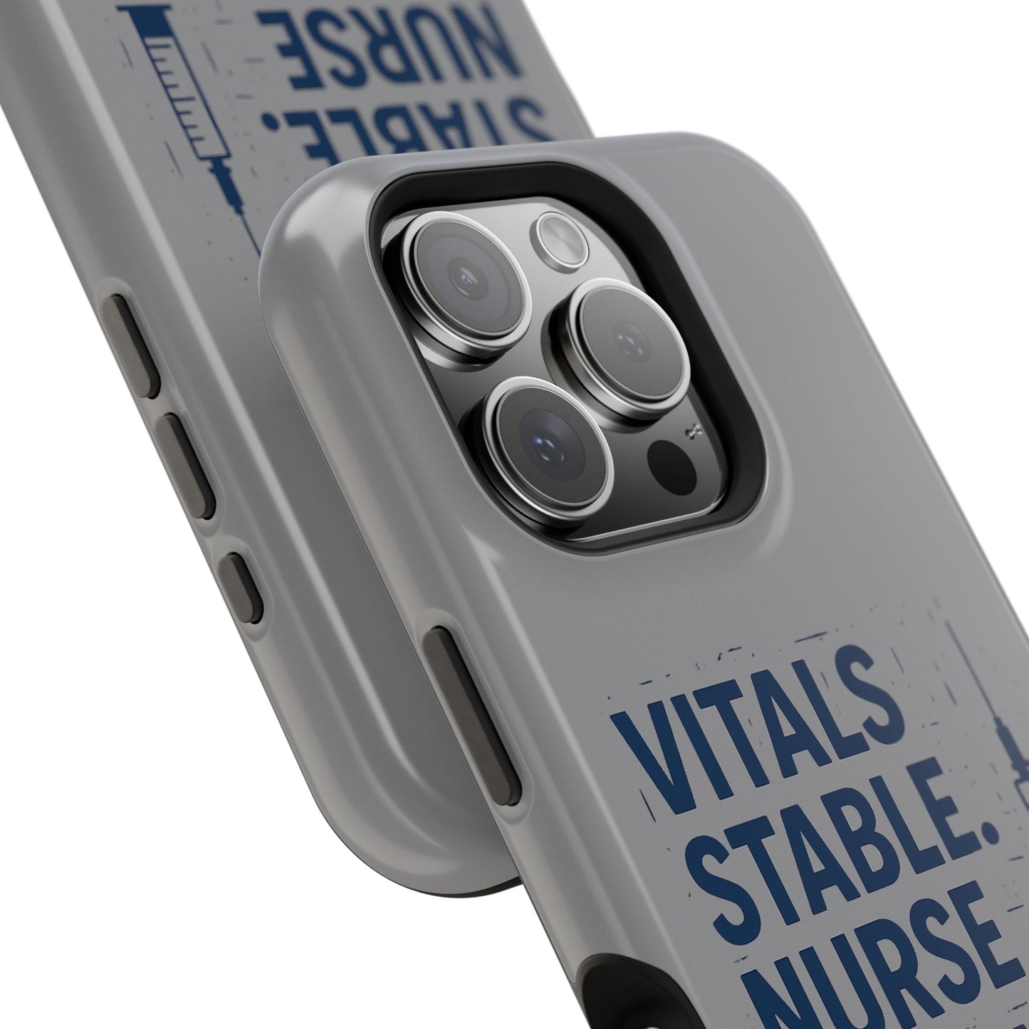 “Vitals Stable. Nurse Unstable.” – Sarcastic Nurse Phone Case
