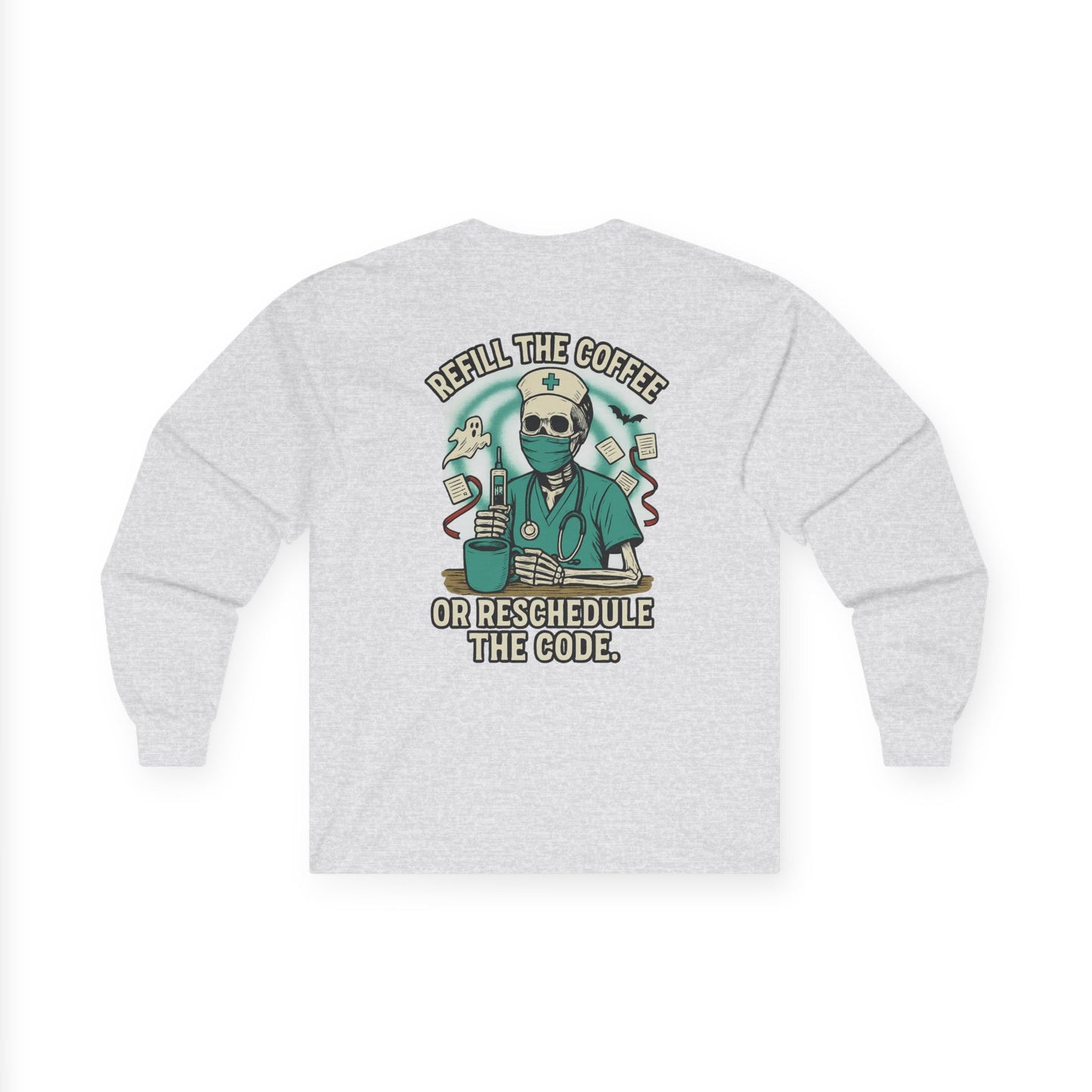 Coffee Reschedule Long Sleeve Tee, Unisex Shirt, Funny Programmer Gift, Coffee Lover Apparel, Geeky Casual Wear