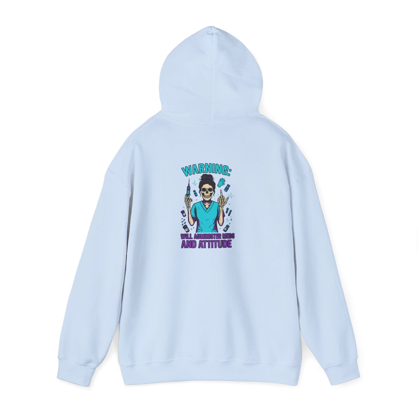 Vibrant Attitude Hoodie, Unisex Graphics Sweatshirt, Bold Statement Sweatshirt, Perfect Gift for Friends, Casual Streetwear