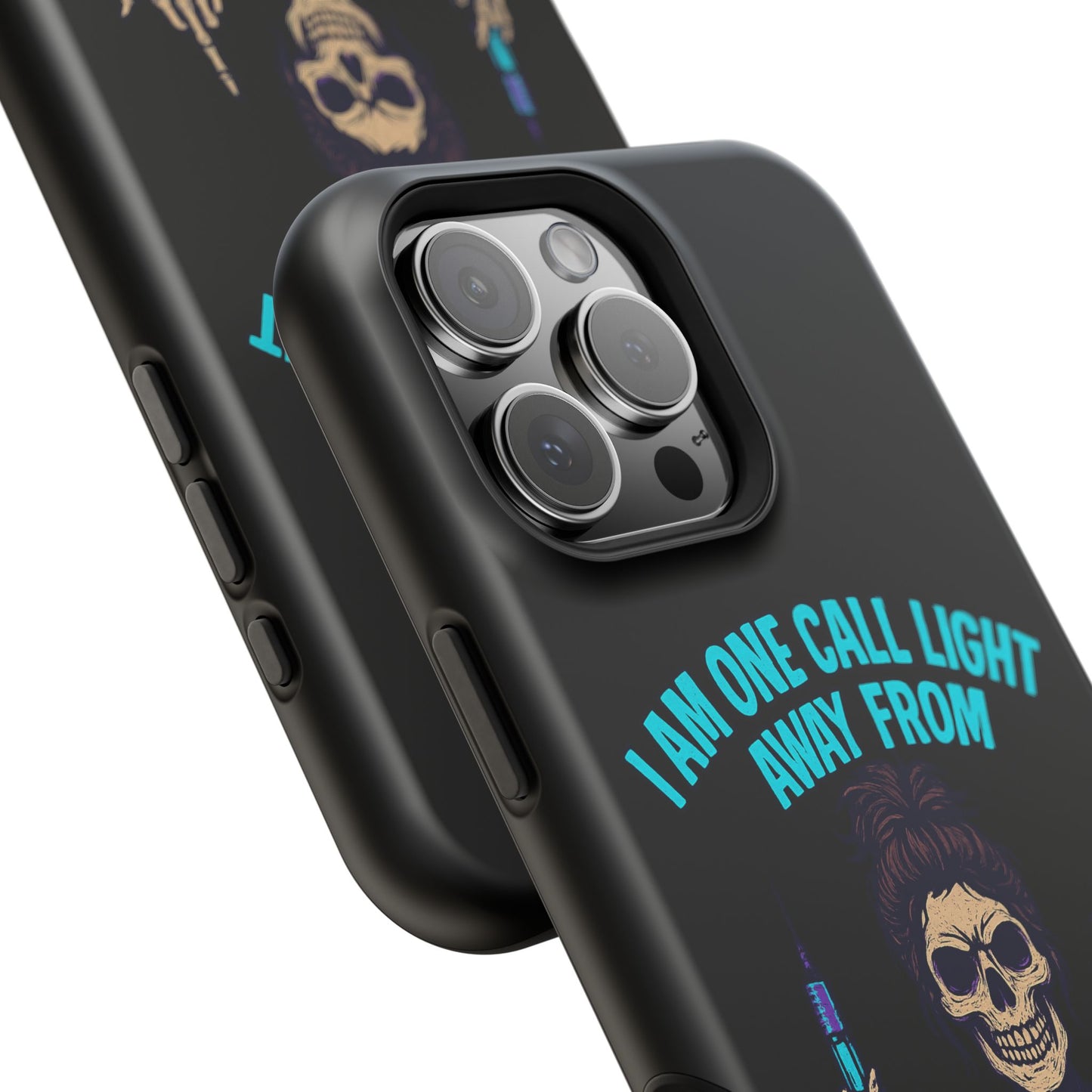 Mobile Phone Case, Funny Phone Cover, Gift for Nurses, Halloween Accessory, Skull Design
