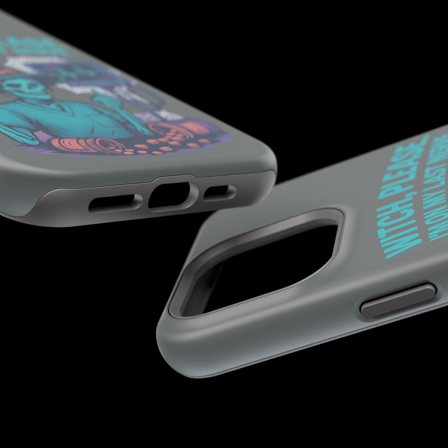 Spooky Phone Case: Witch Please! I'm On My Last Nerve, Halloween Gift, Cute Phone Accessory, Unique Tough Case, Funny Phone Protection