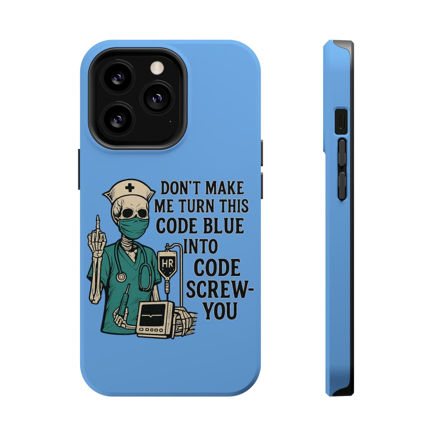 Magnetic Phone Cases with Medical Humor - Unique Gift for Nurses, Medical Professionals, Halloween, Birthday, Nursing School