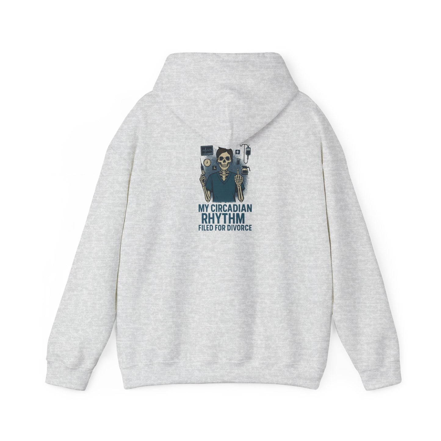 “My Circadian Rhythm Filed for Divorce” – Funny Night Shift Hoodie
