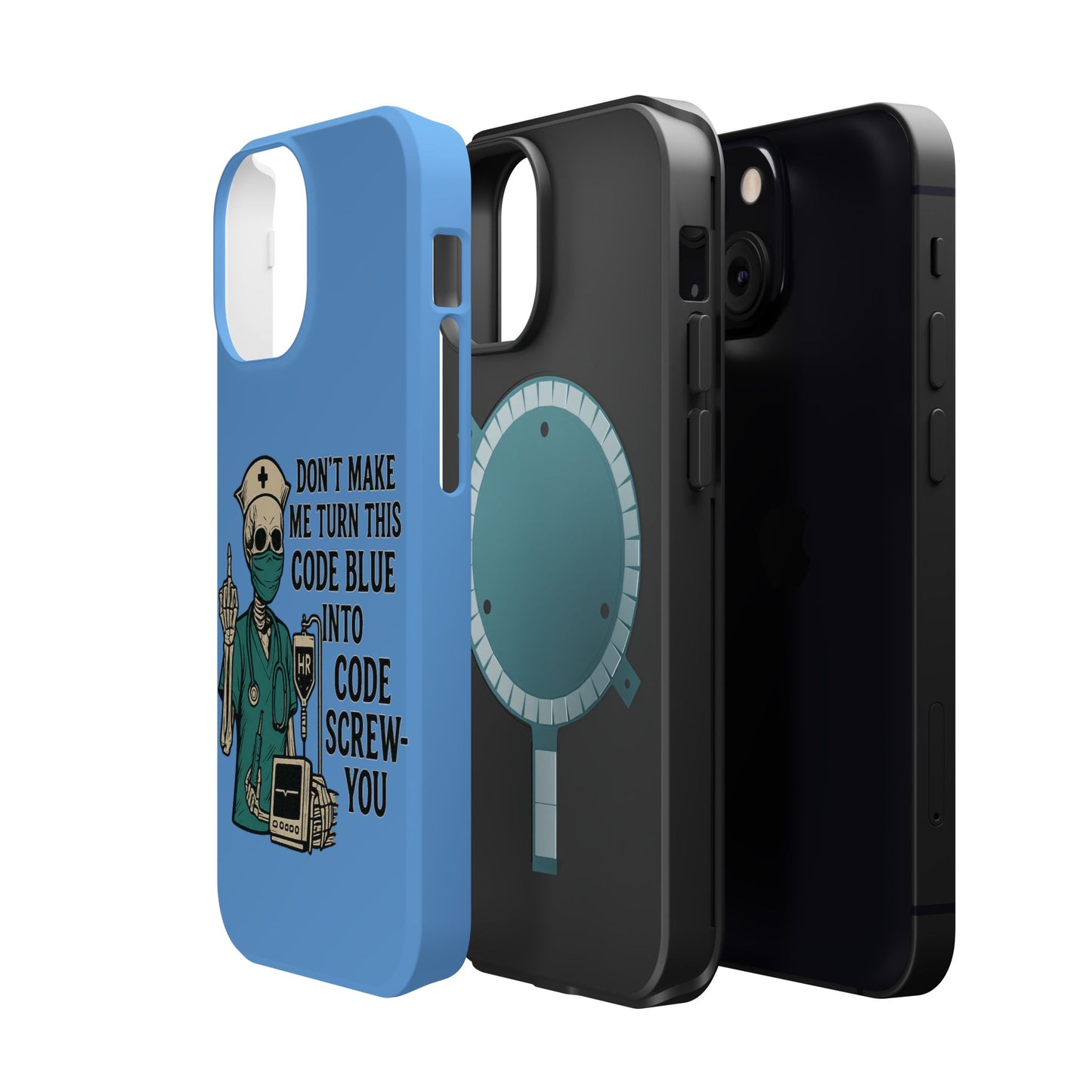Magnetic Phone Cases with Medical Humor - Unique Gift for Nurses, Medical Professionals, Halloween, Birthday, Nursing School