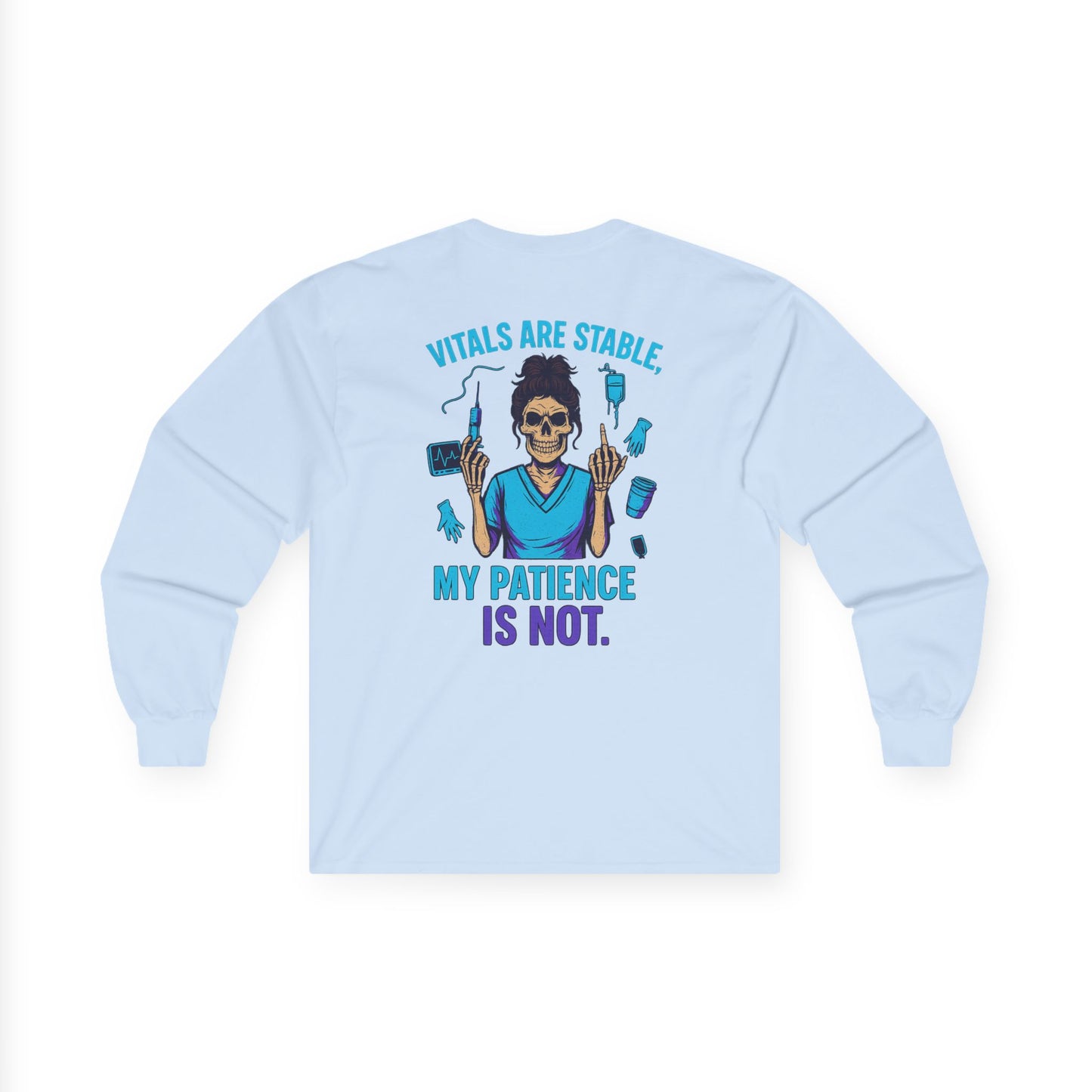 Vibrant Patient Humor Tee – Perfect for Healthcare Workers, Nurses, Medical Students, Gift for Health Enthusiasts, Fun Medical Apparel