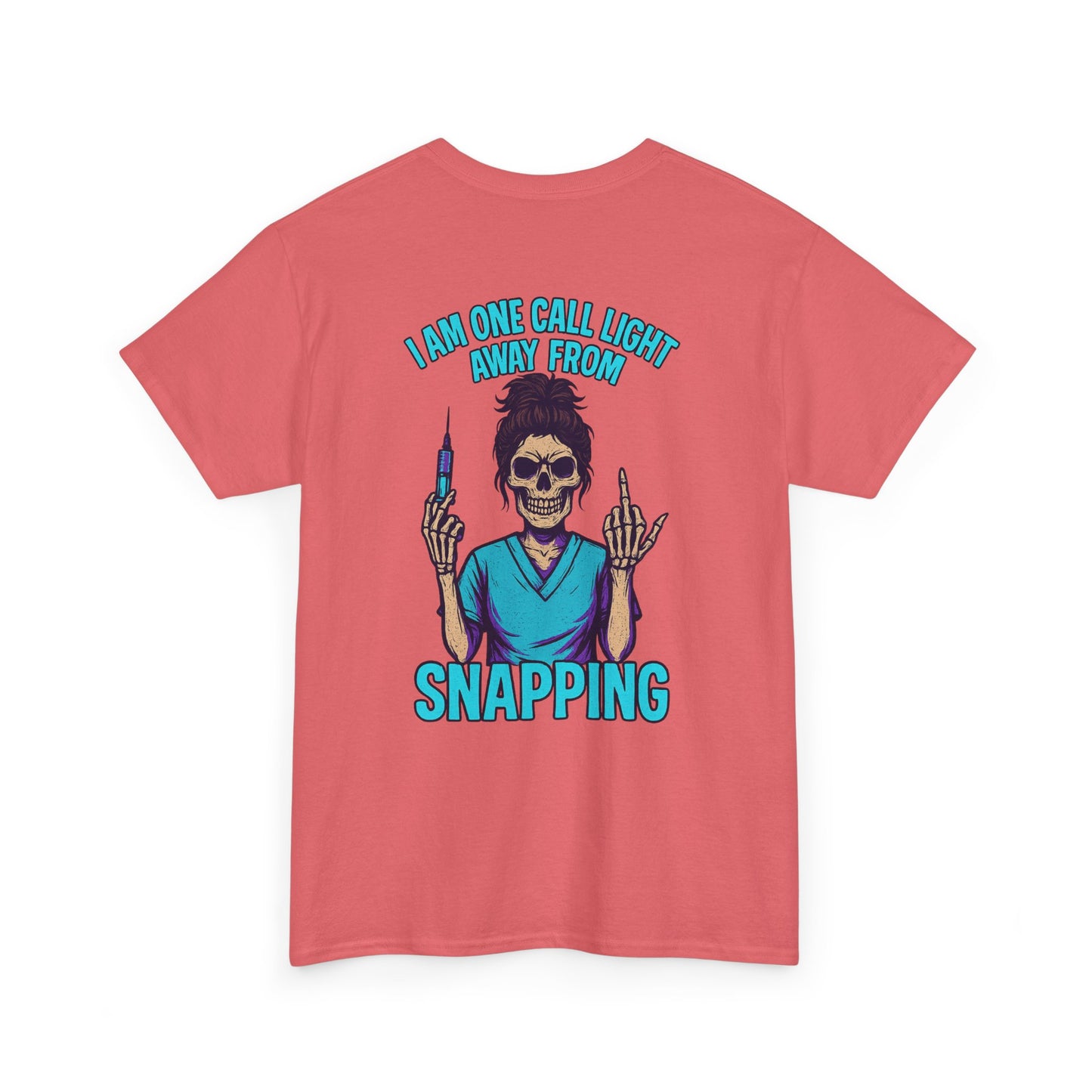 Skeleton Nurse Tee, Fun Graphic Tee, Unisex Cotton T-Shirt, Halloween Costume Shirt, Nurse Appreciation Gift, Medical Humor Outfit
