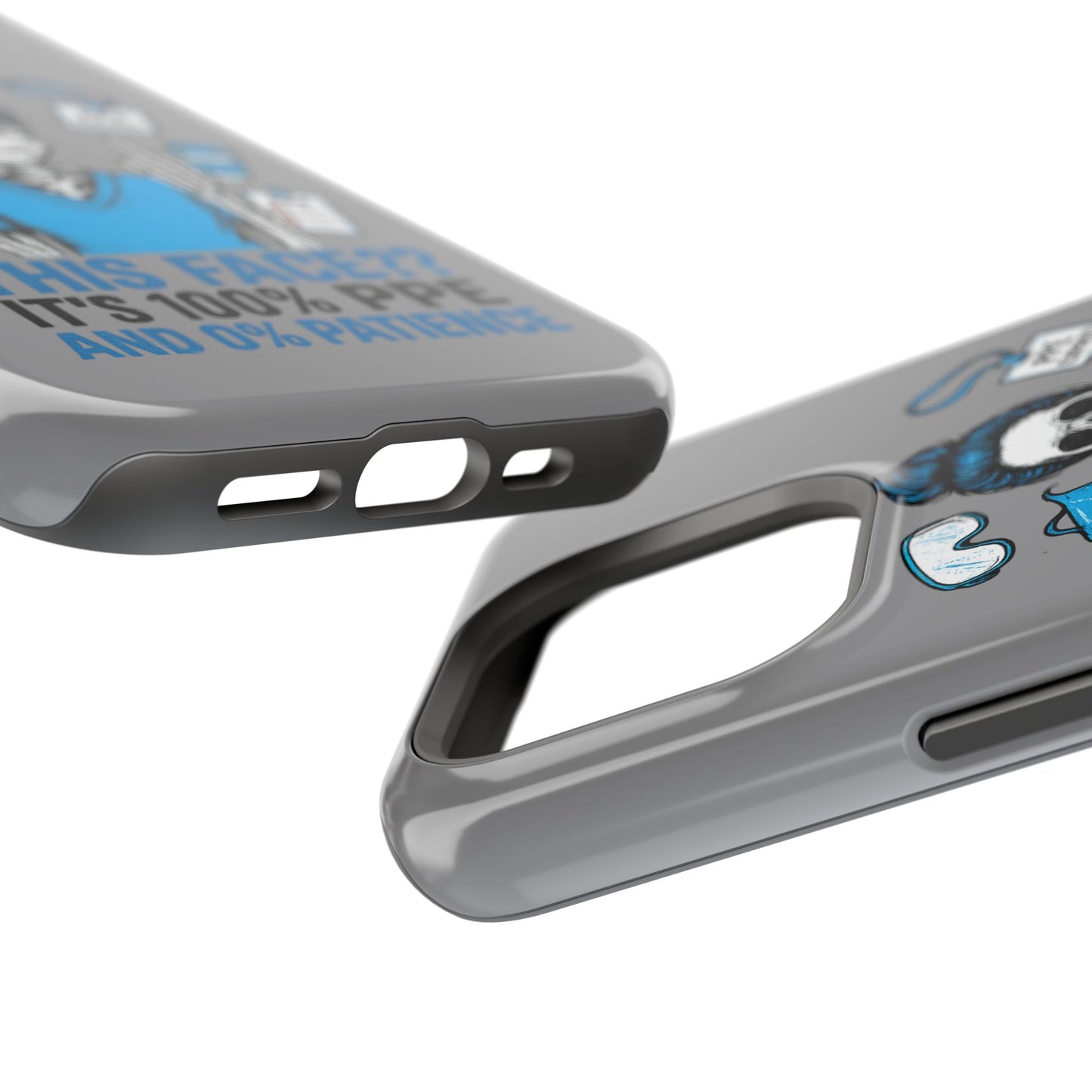 “This Face? It’s 100% PPE and 0% Patience.” – Chaos Nurse Phone Case