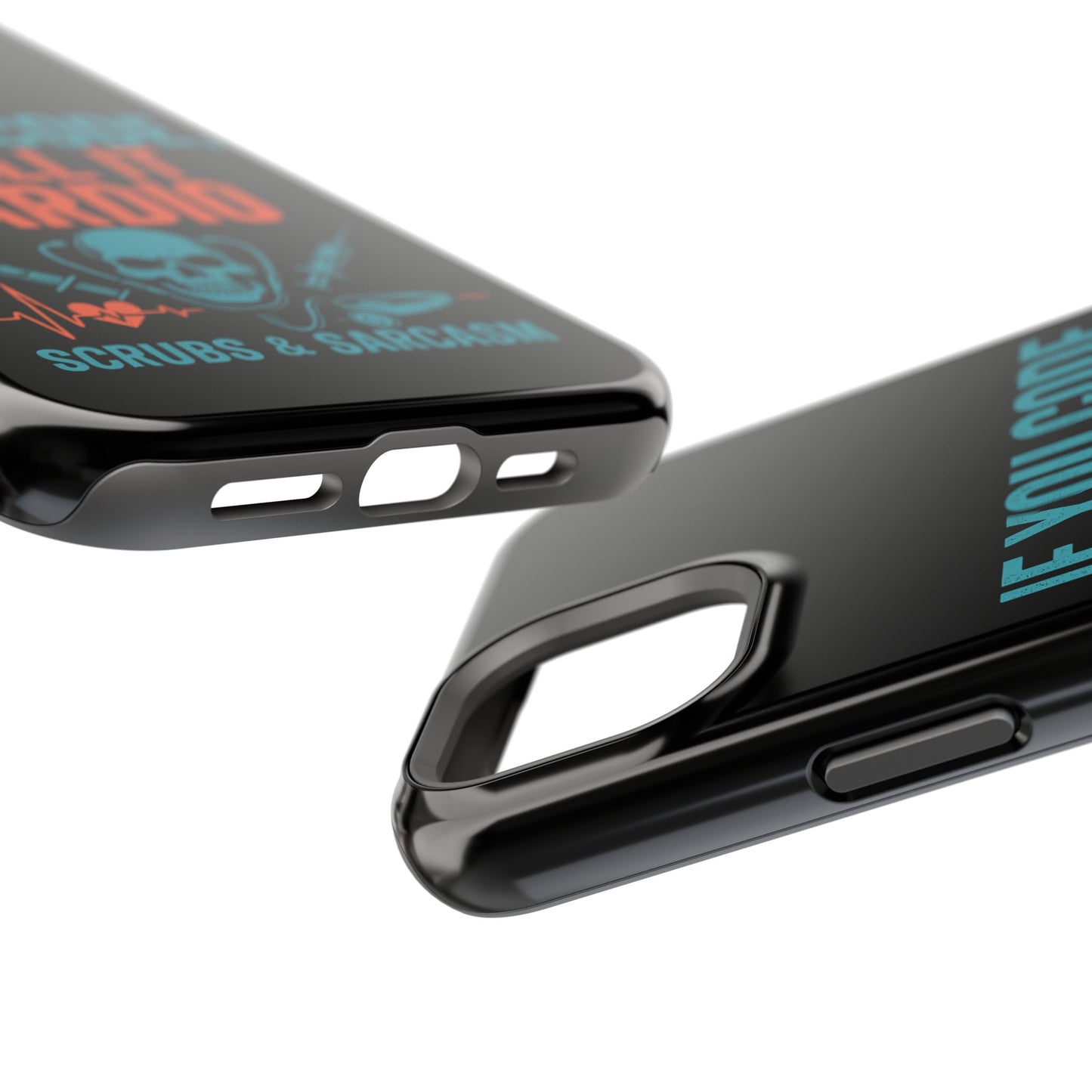 Magnetic Phone Cases for Nurses, Funny Code Humor, Cute Sarcastic Gifts, Tech Accessories, Medical Profession, Unique Design