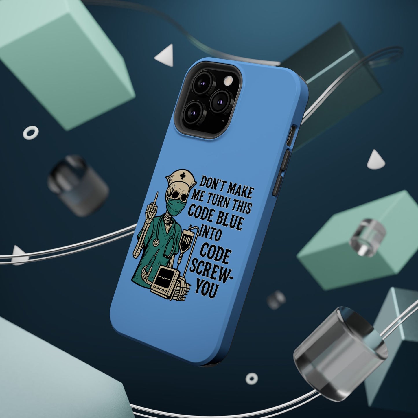 Magnetic Phone Cases with Medical Humor - Unique Gift for Nurses, Medical Professionals, Halloween, Birthday, Nursing School