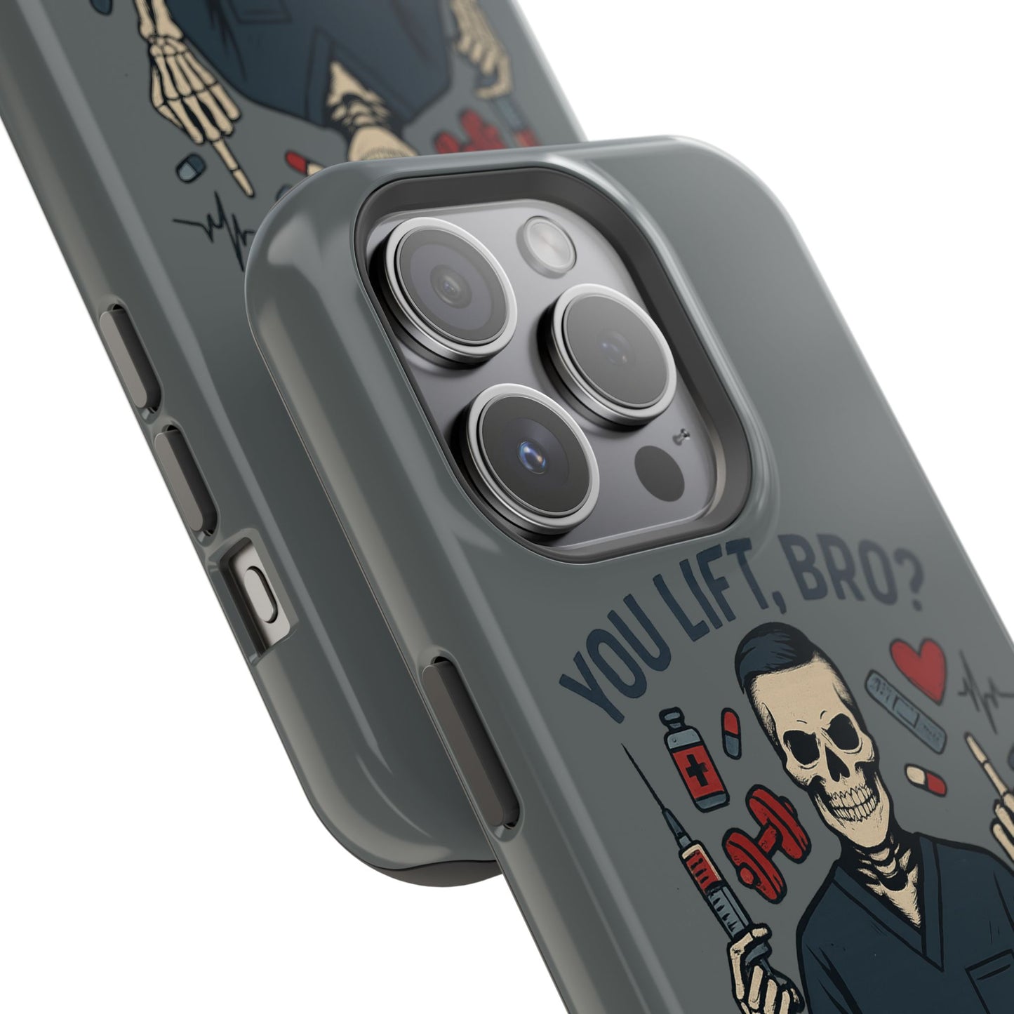 “You Lift, Bro? I Lift Patients and Trauma.” – Men’s Nurse Phone Case
