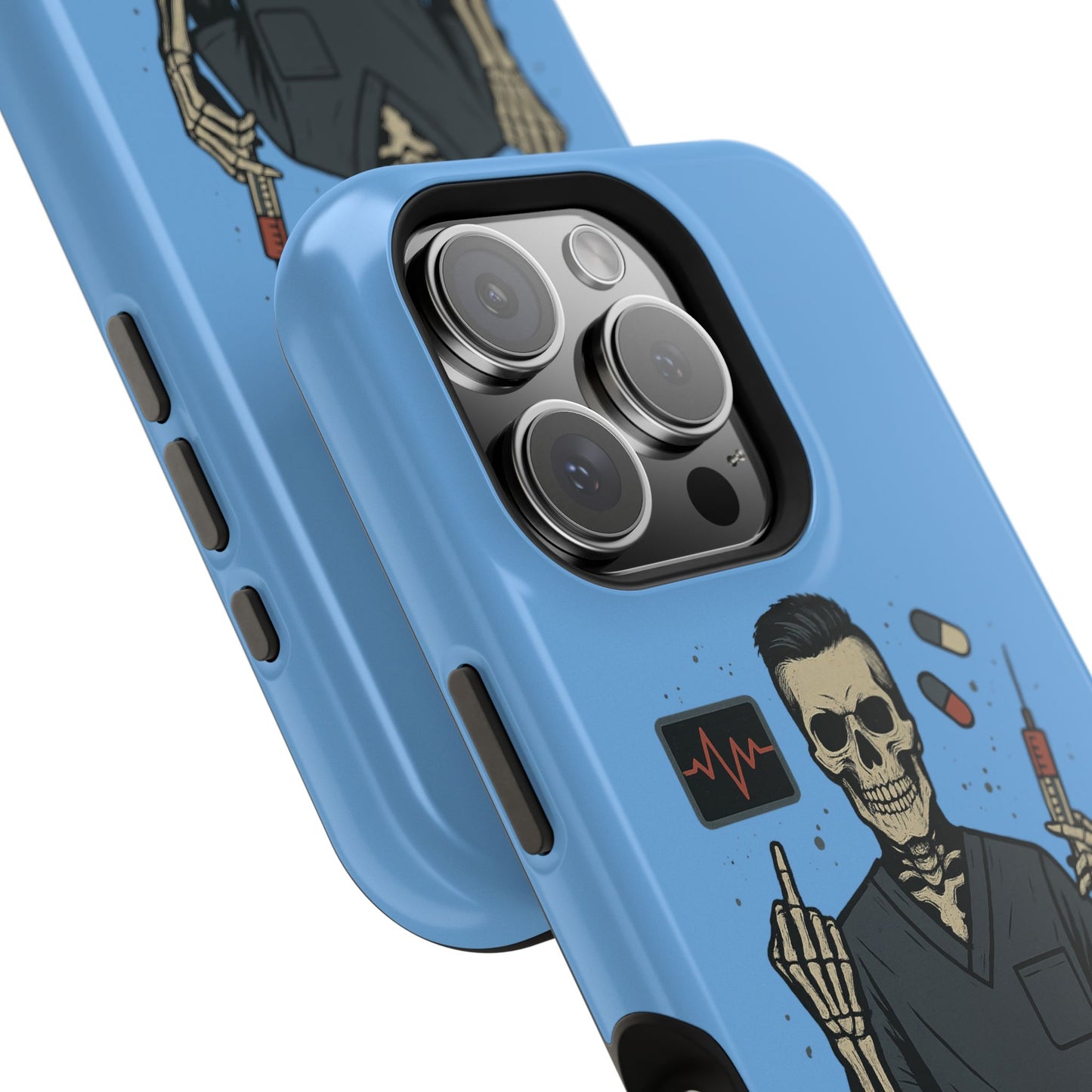 “Built Like a Code Cart. Tired Like a Night Shifter.” – Men’s Nurse Phone Case