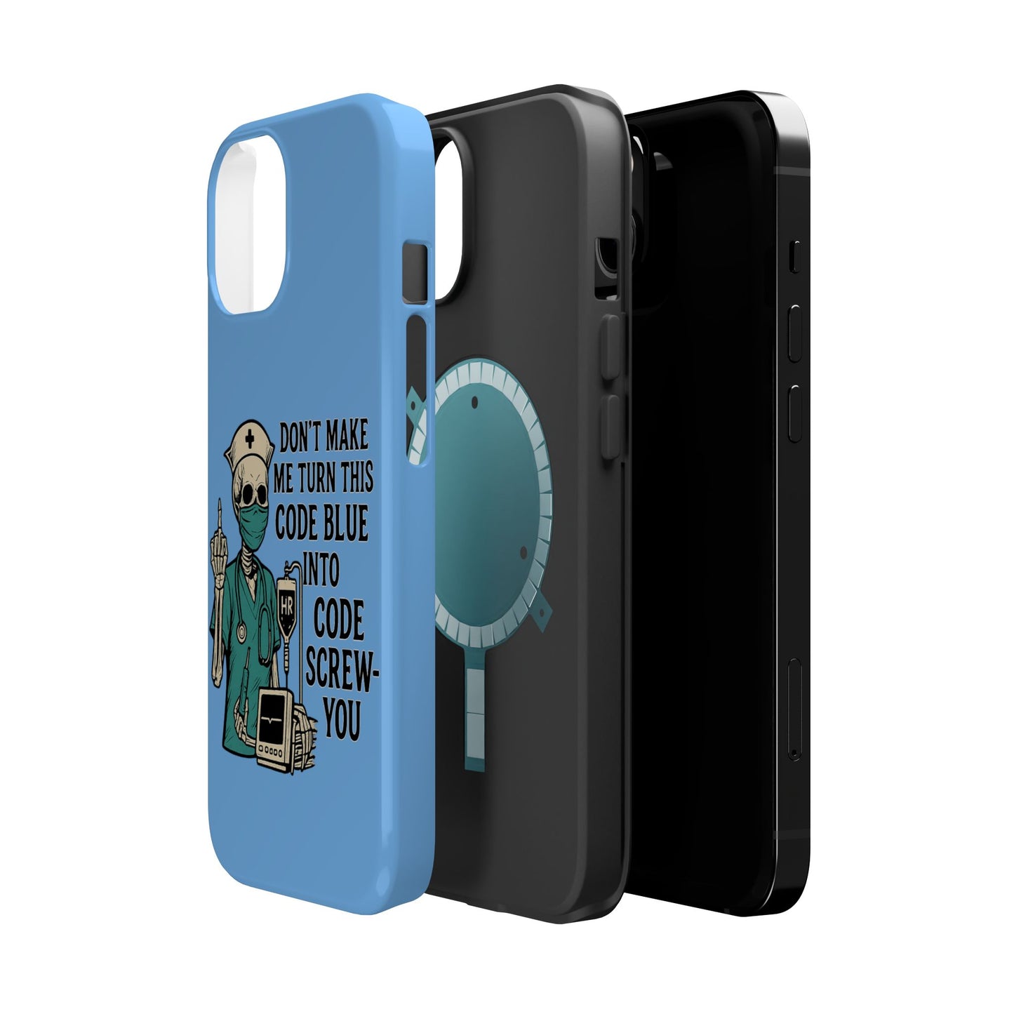 Magnetic Phone Cases with Medical Humor - Unique Gift for Nurses, Medical Professionals, Halloween, Birthday, Nursing School