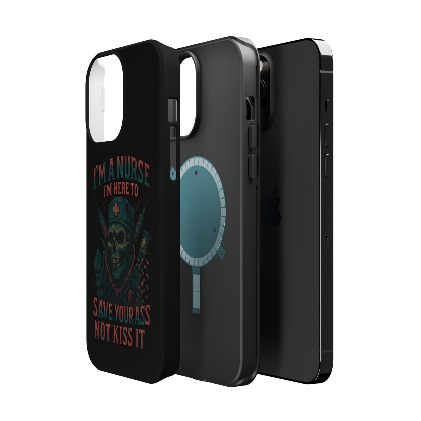 Nurse Humor Phone Case - Magnetic Tough Cases for Healthcare Professionals, Funny Nurse Gifts, Medical Gear, Supportive Nurse Accessories