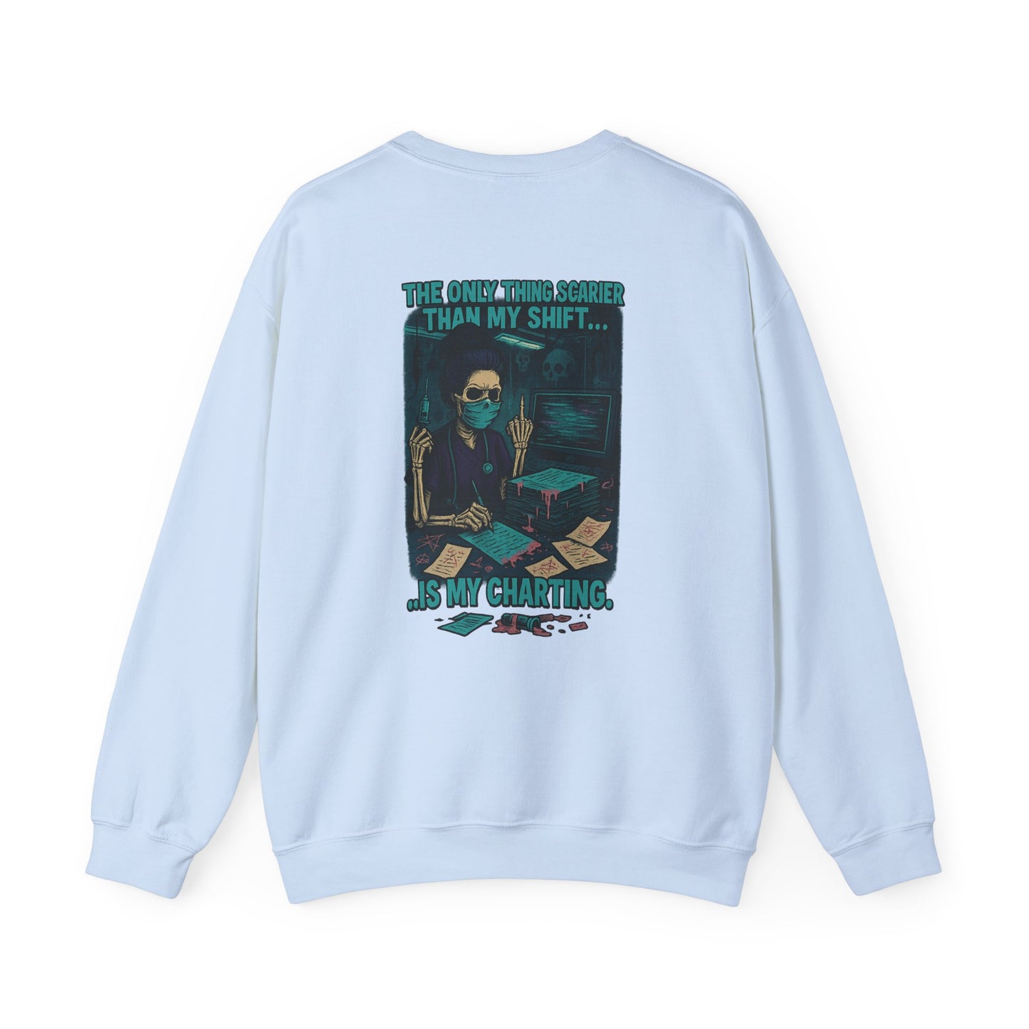 Funny Medical Crewneck Sweatshirt, Unisex Sweatshirt for Nurses, Medical Humor Apparel, Healthcare Gift, Comfortable Pullover
