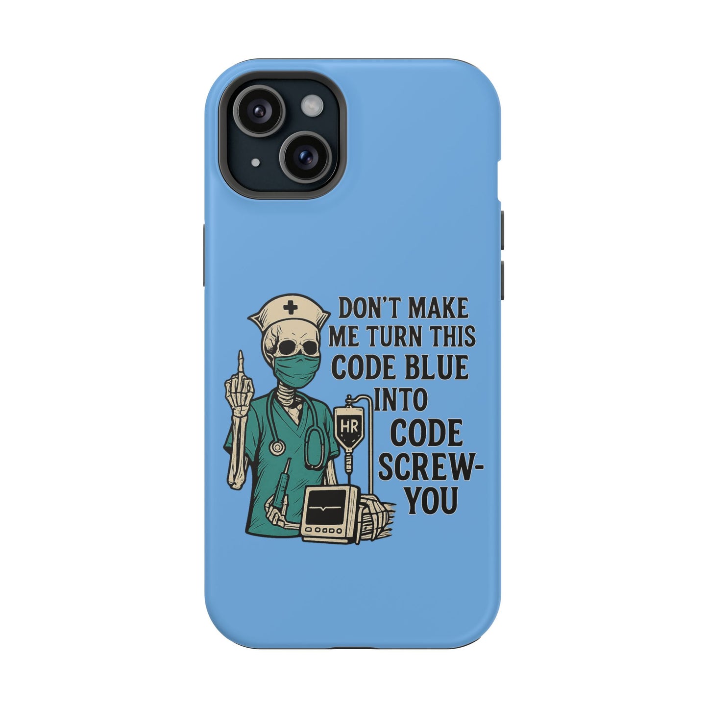 Magnetic Phone Cases with Medical Humor - Unique Gift for Nurses, Medical Professionals, Halloween, Birthday, Nursing School