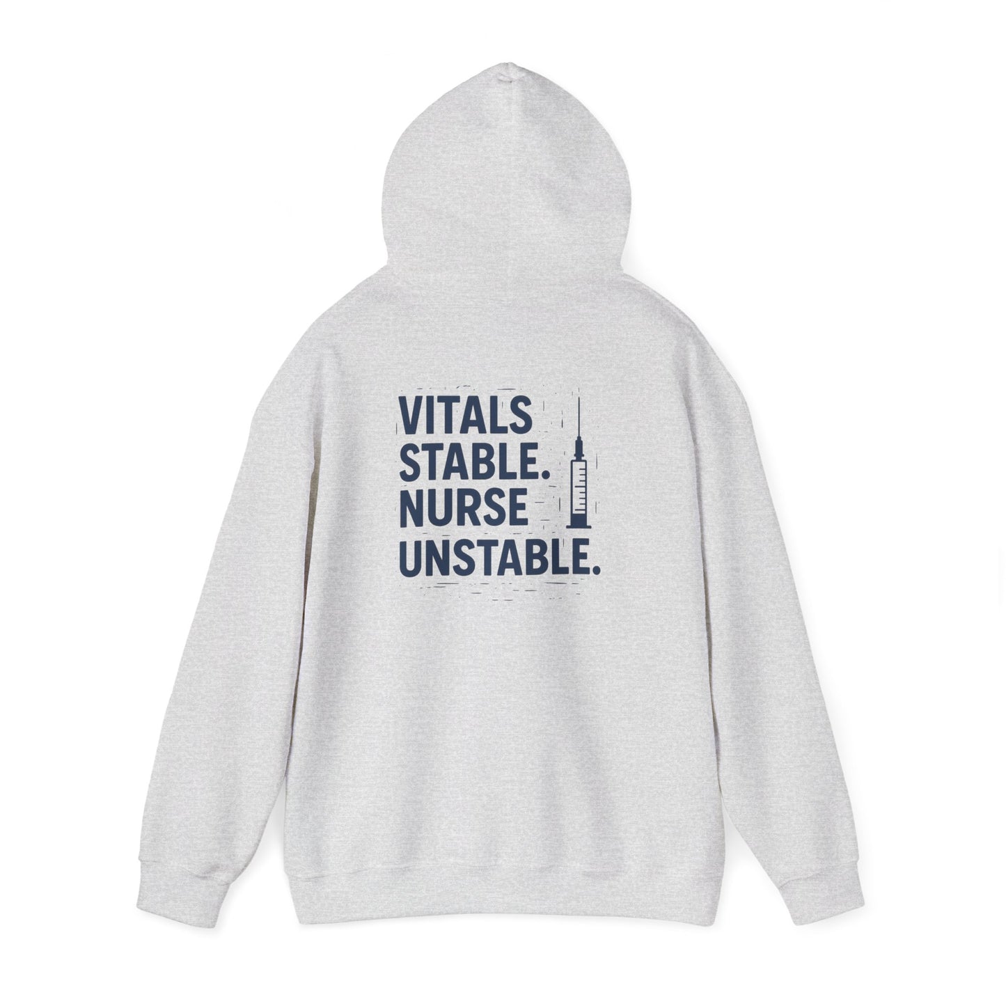 “Vitals Stable. Nurse Unstable.” – Chaotic Nurse Hoodie