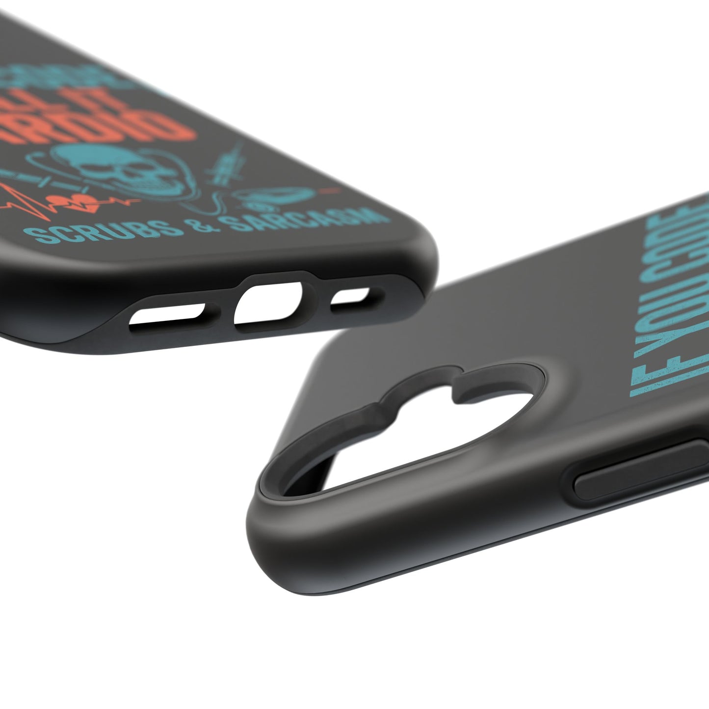 Magnetic Phone Cases for Nurses, Funny Code Humor, Cute Sarcastic Gifts, Tech Accessories, Medical Profession, Unique Design