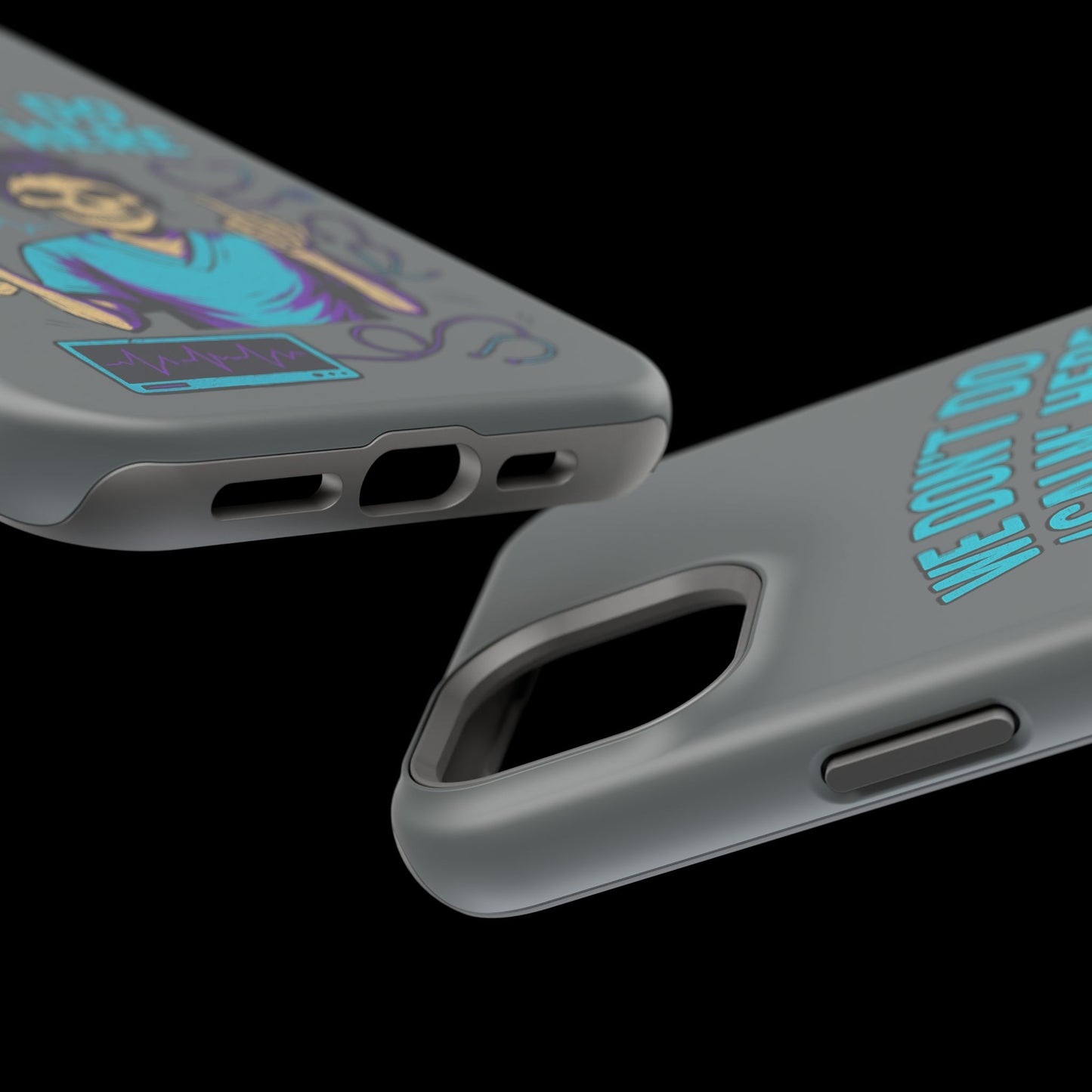 “We Don’t Do ‘Calm’ Here” - Funny Healthcare Phone Case