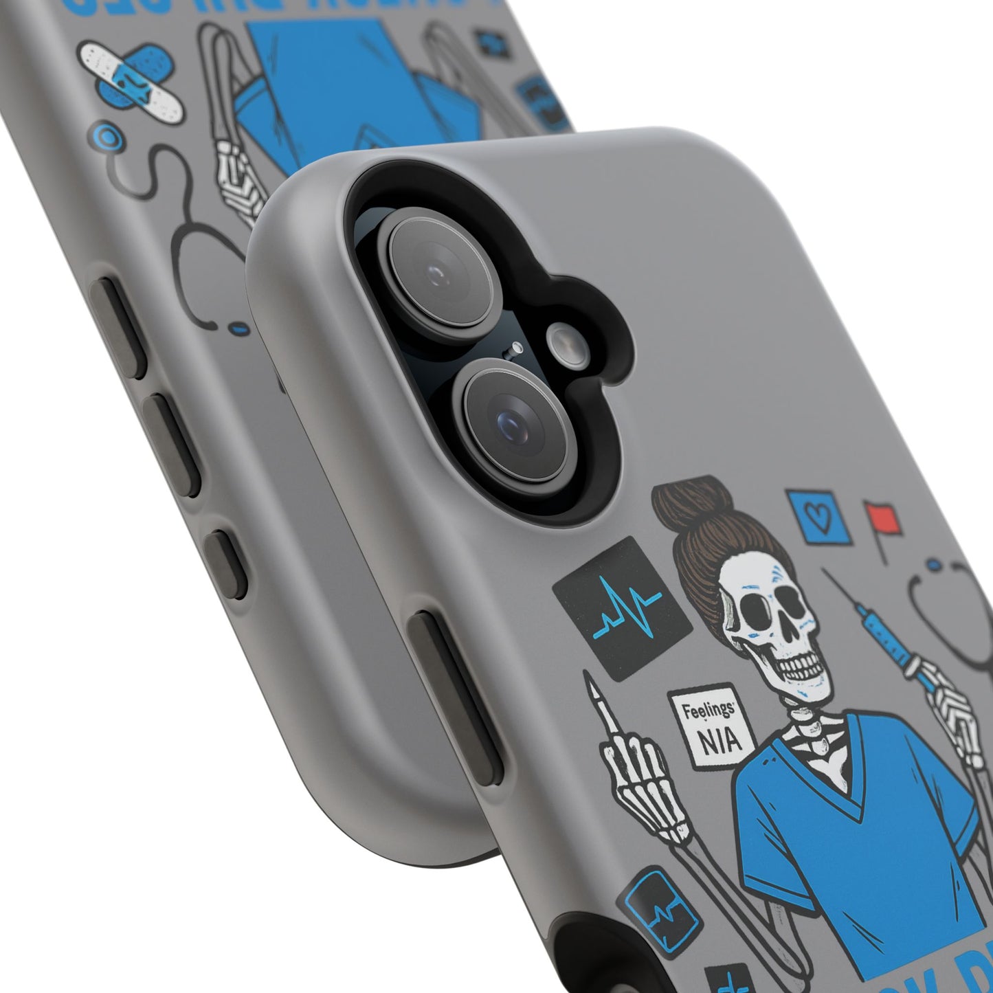“I Check Pulses, Not Feelings” – Blunt Nurse Phone Case