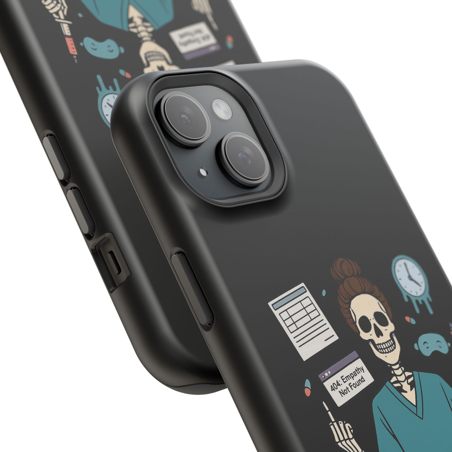 “I Came. I Cared. I Dissociated.” – Sarcastic Nurse Phone Case