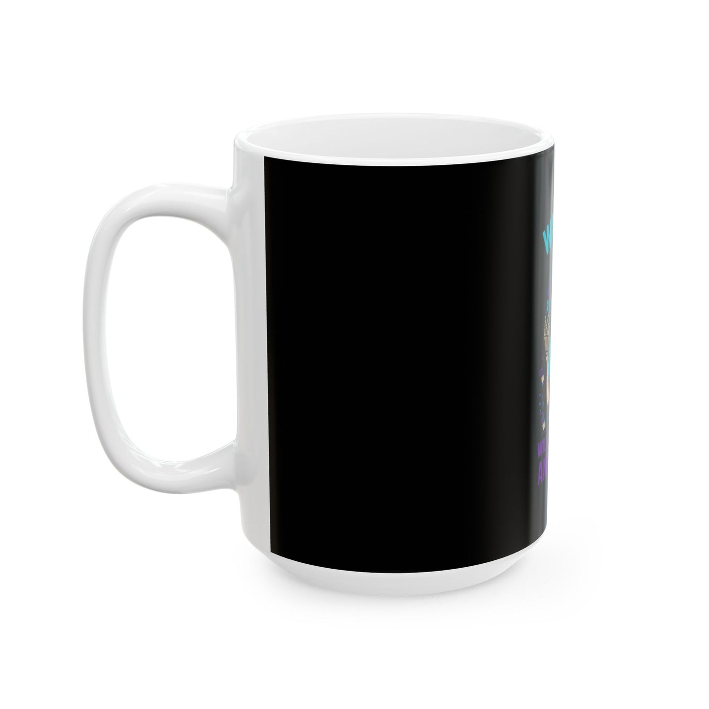 Warning Mug: Administer Meds & Attitude - Skull Design, Gift for Nurses, Halloween Decor, Unique Coffee Cup, Funny Office Mug