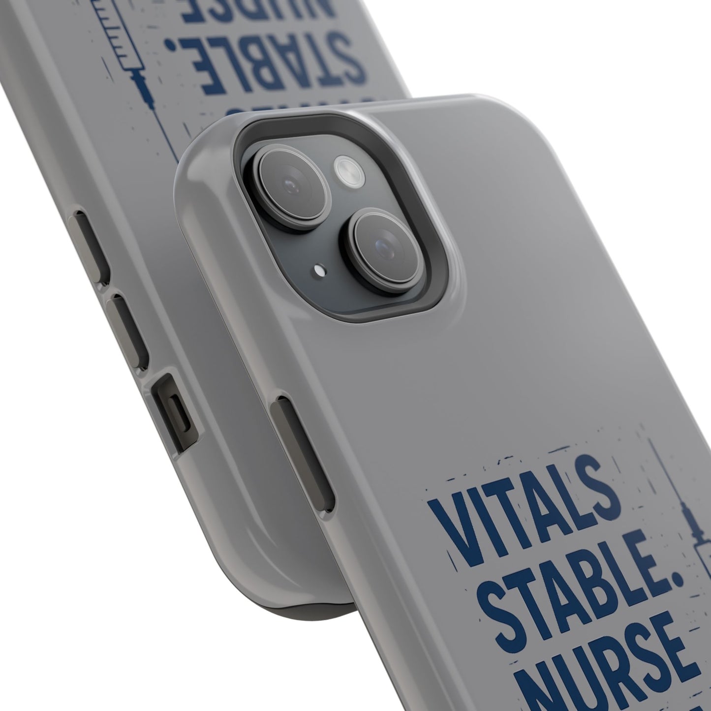 “Vitals Stable. Nurse Unstable.” – Sarcastic Nurse Phone Case