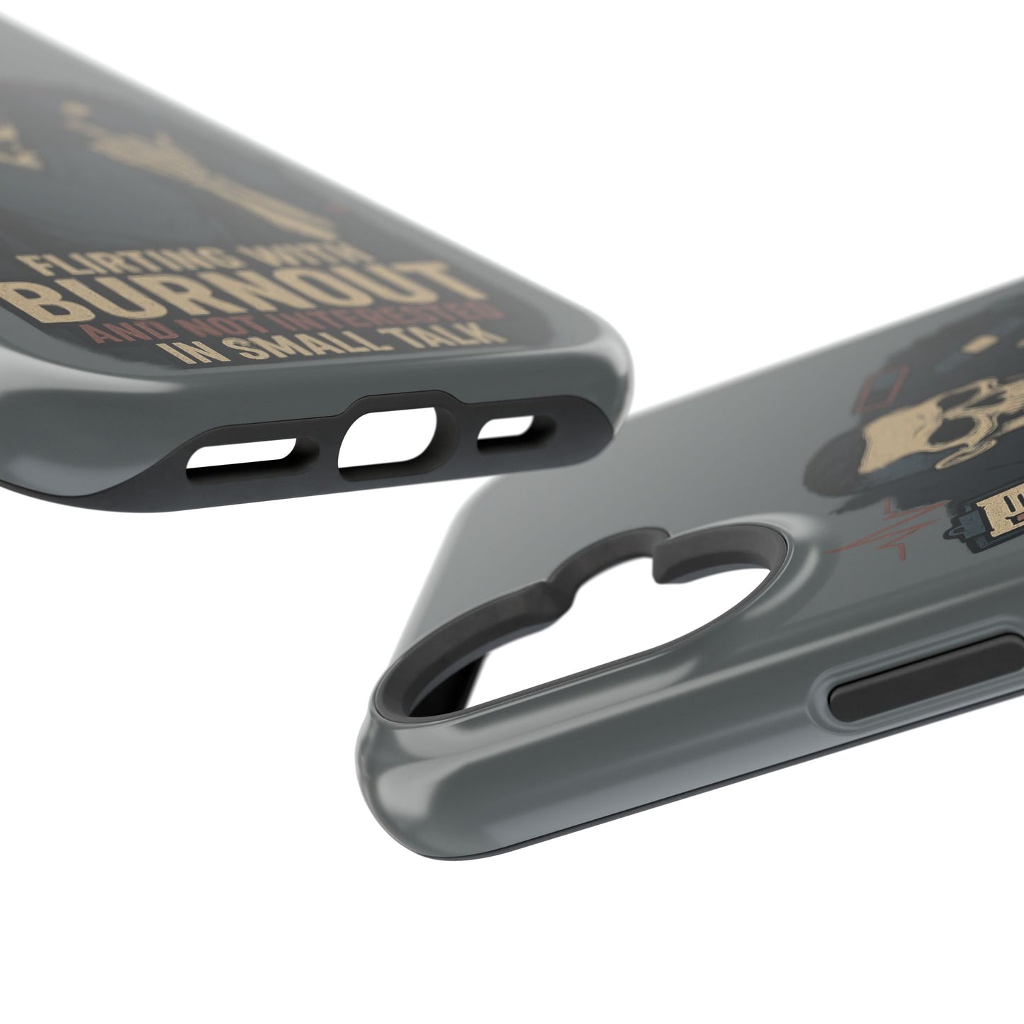 “Flirting With Burnout and Not Interested in Small Talk” – Men’s Nurse Phone Case