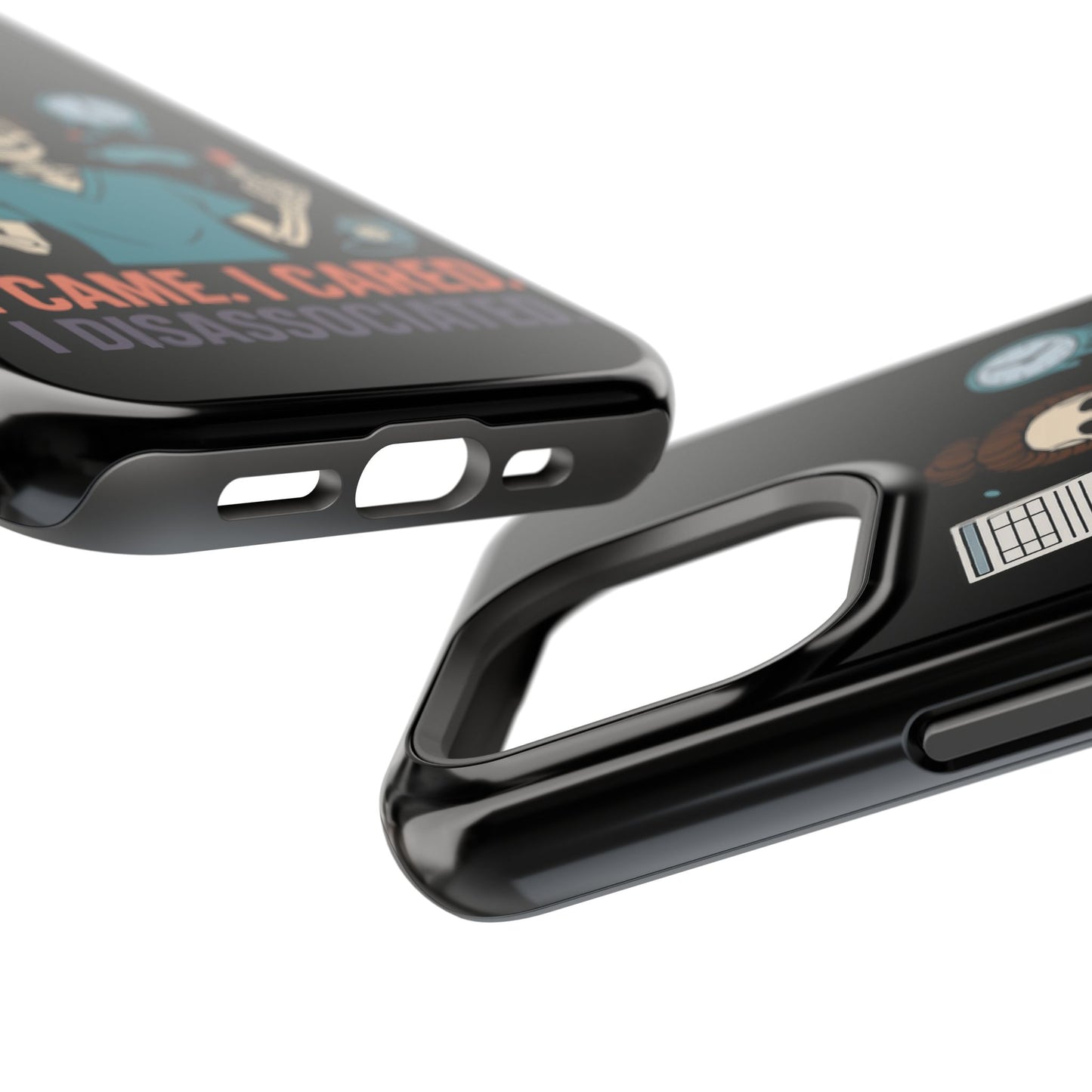 “I Came. I Cared. I Dissociated.” – Sarcastic Nurse Phone Case