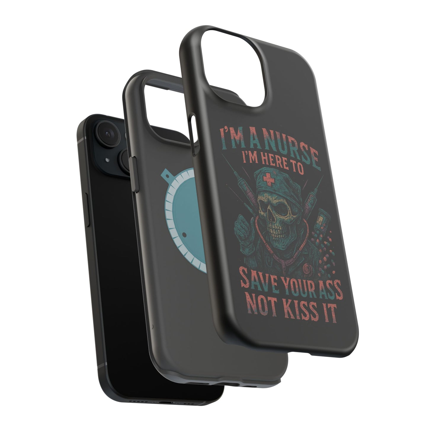 Nurse Humor Phone Case - Magnetic Tough Cases for Healthcare Professionals, Funny Nurse Gifts, Medical Gear, Supportive Nurse Accessories