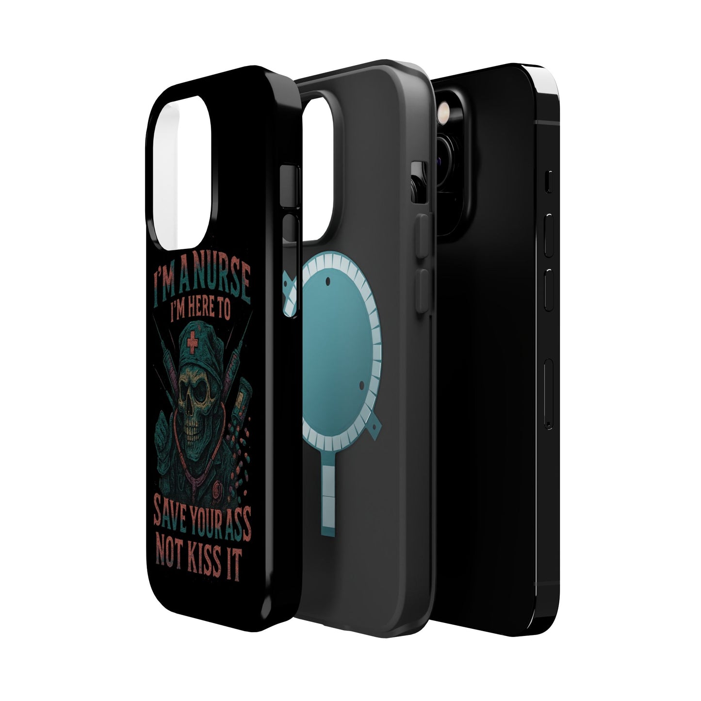 Nurse Humor Phone Case - Magnetic Tough Cases for Healthcare Professionals, Funny Nurse Gifts, Medical Gear, Supportive Nurse Accessories