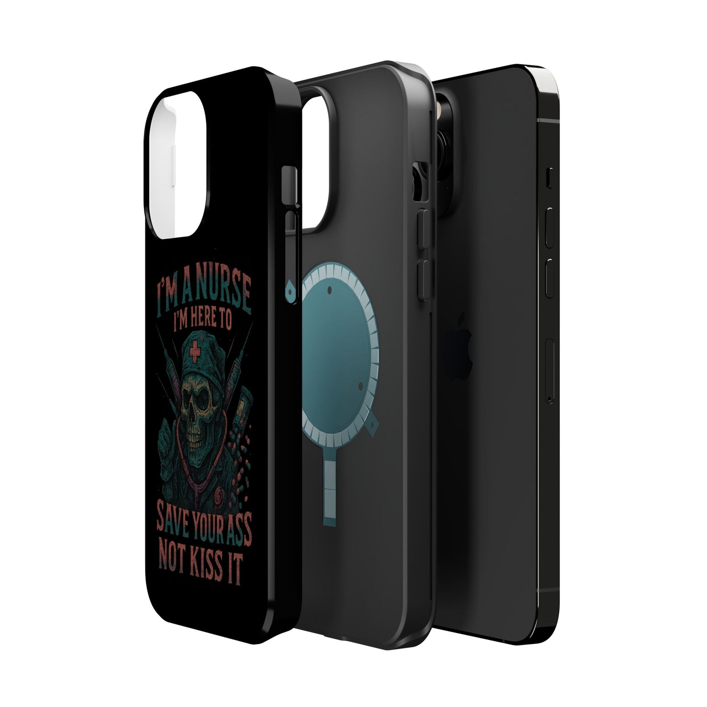 Nurse Humor Phone Case - Magnetic Tough Cases for Healthcare Professionals, Funny Nurse Gifts, Medical Gear, Supportive Nurse Accessories